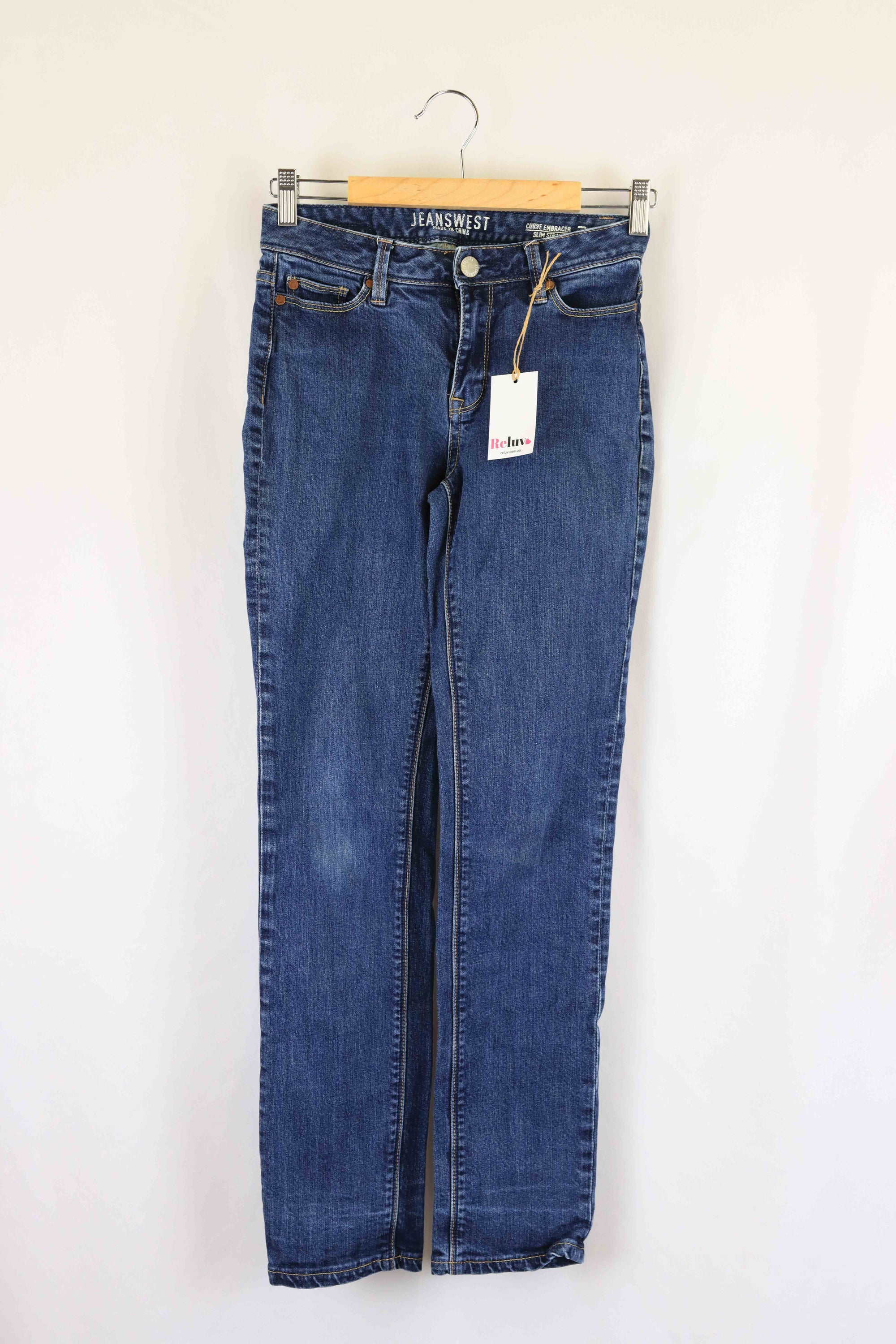 Uniqlo Peach 3/4 Jeans L - Reluv Clothing Australia