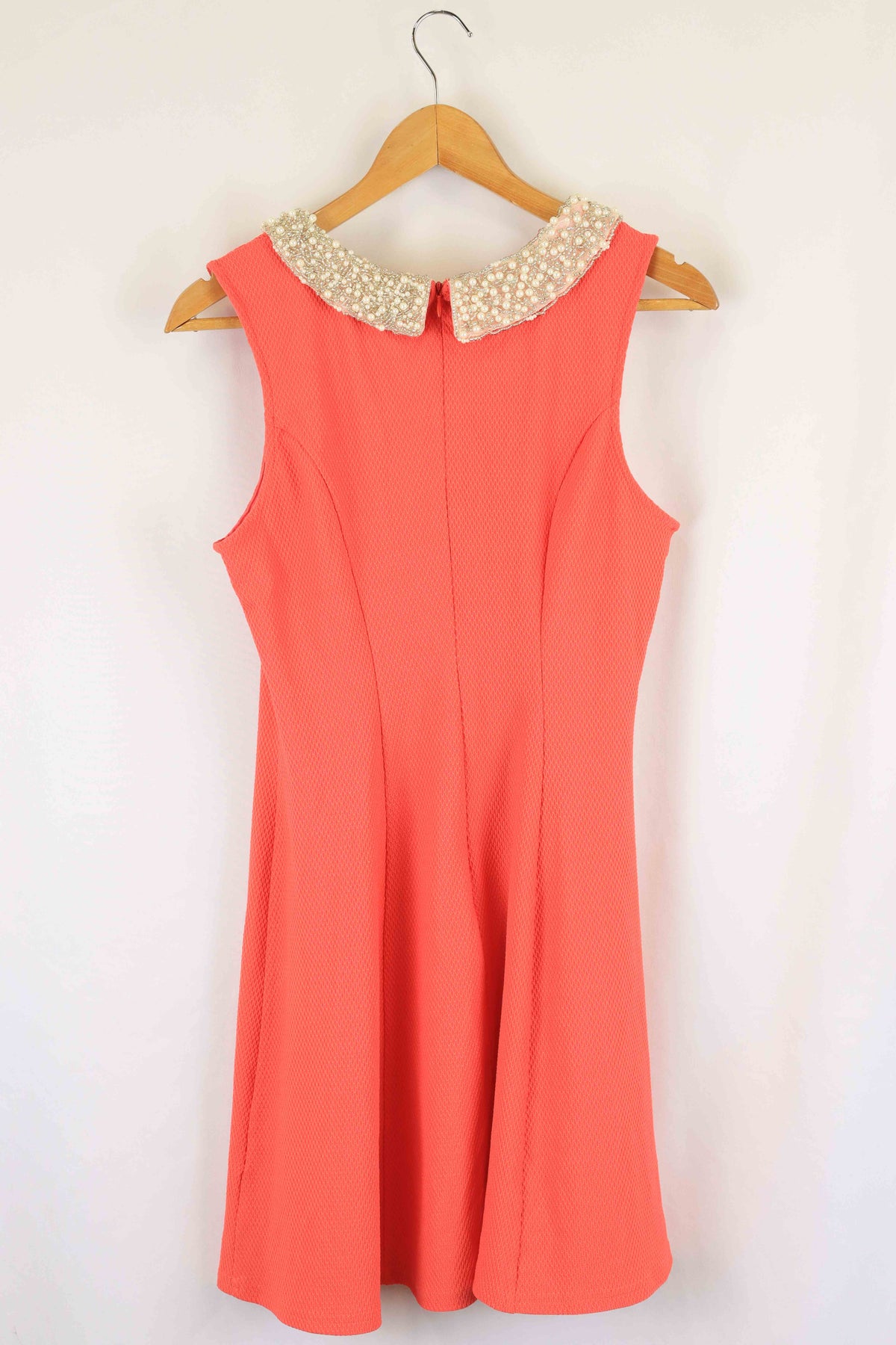 New Look Coral Pink Mini Dress 12