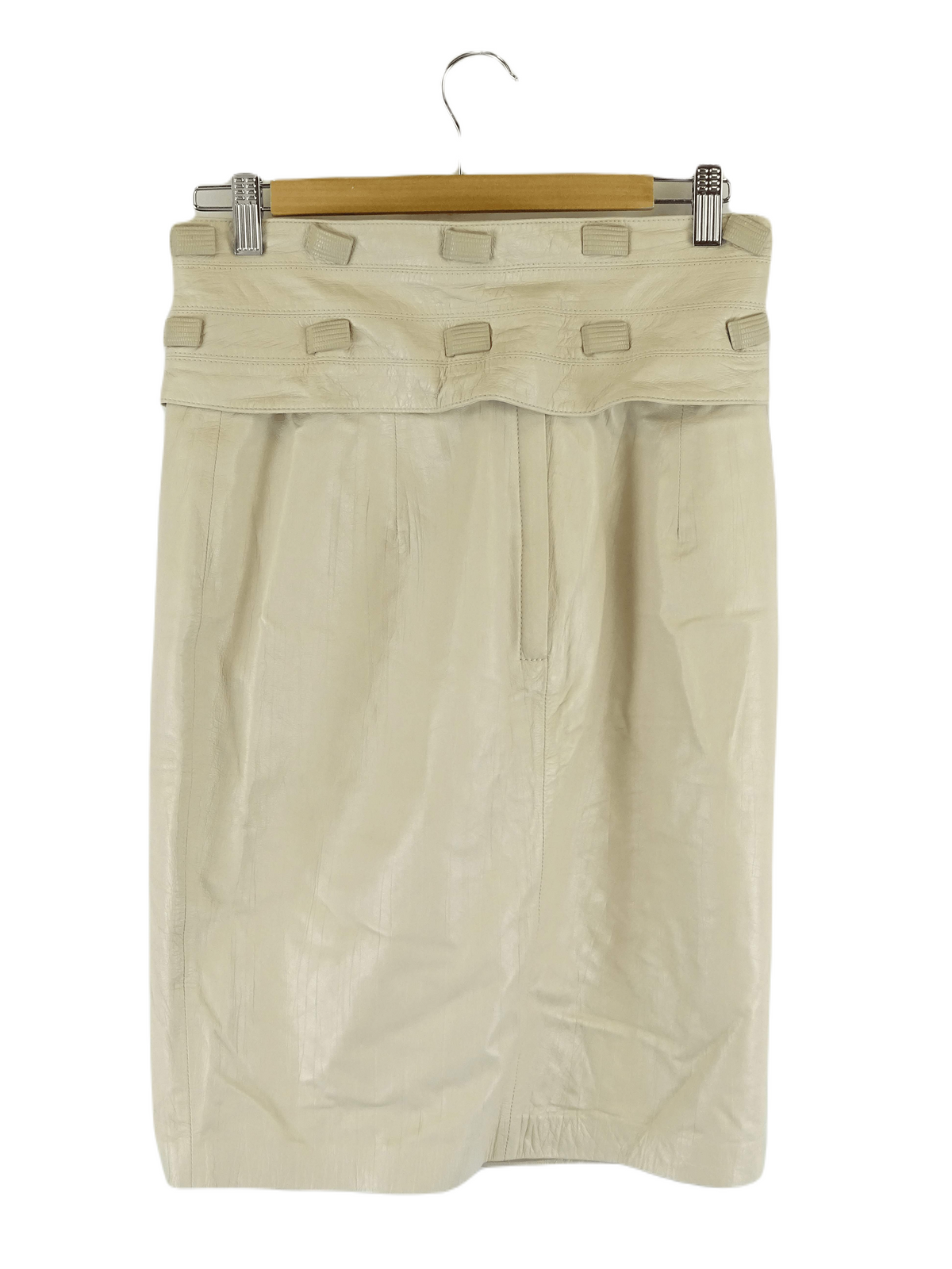 Harry Who Beige Leather Skirt 10