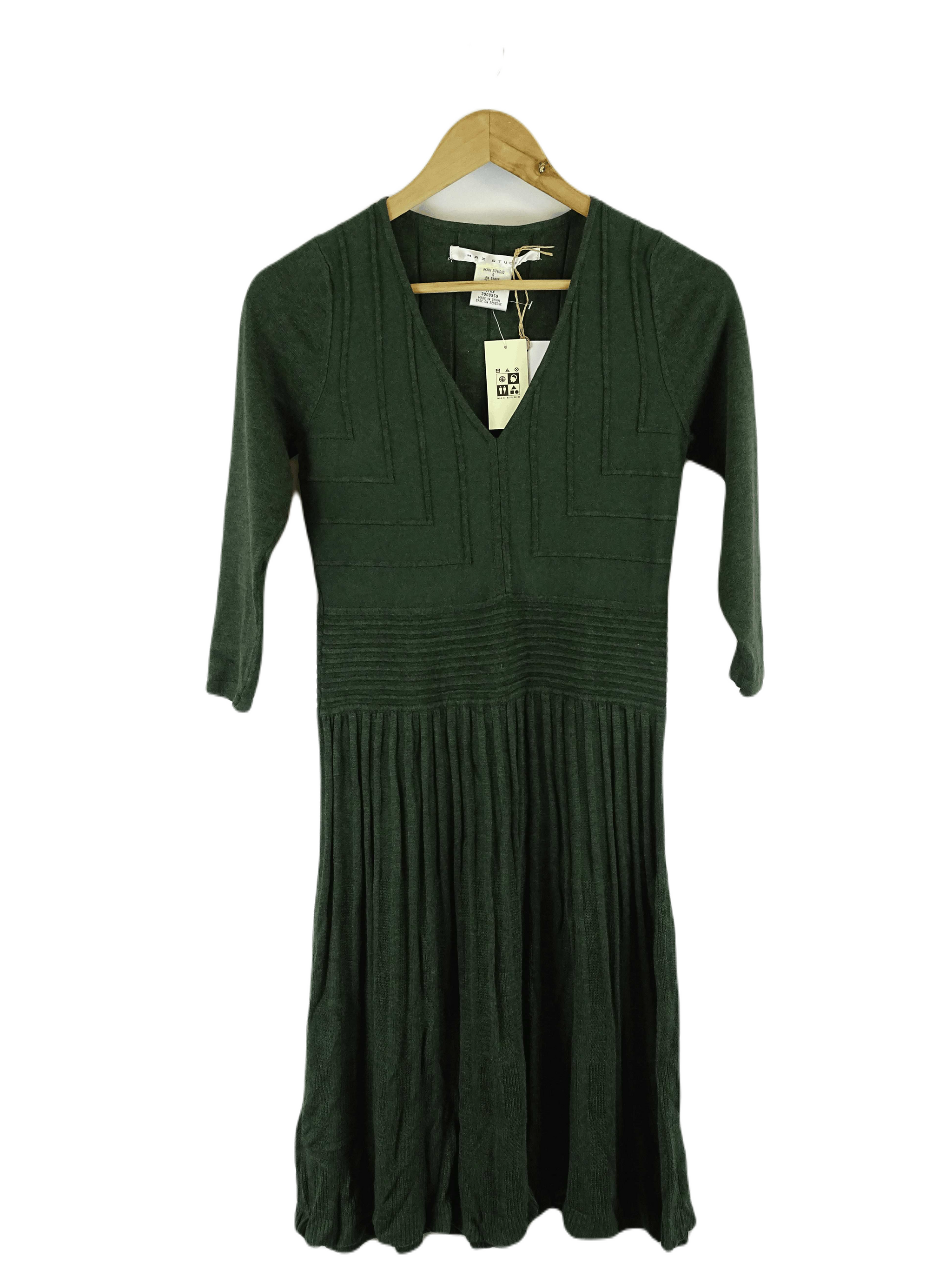 Max studio hot sale green dress