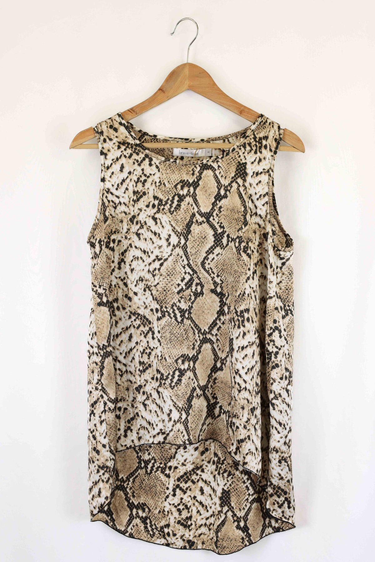 Brave + True Animal Print Singlet S