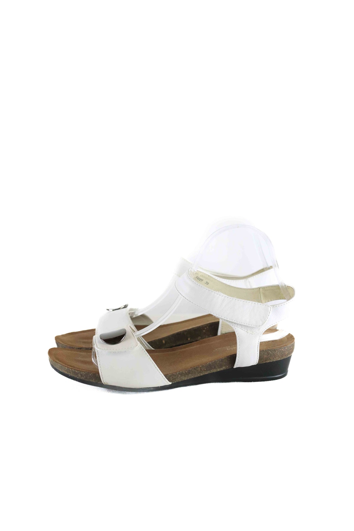 Silver Lining White Sandals 39