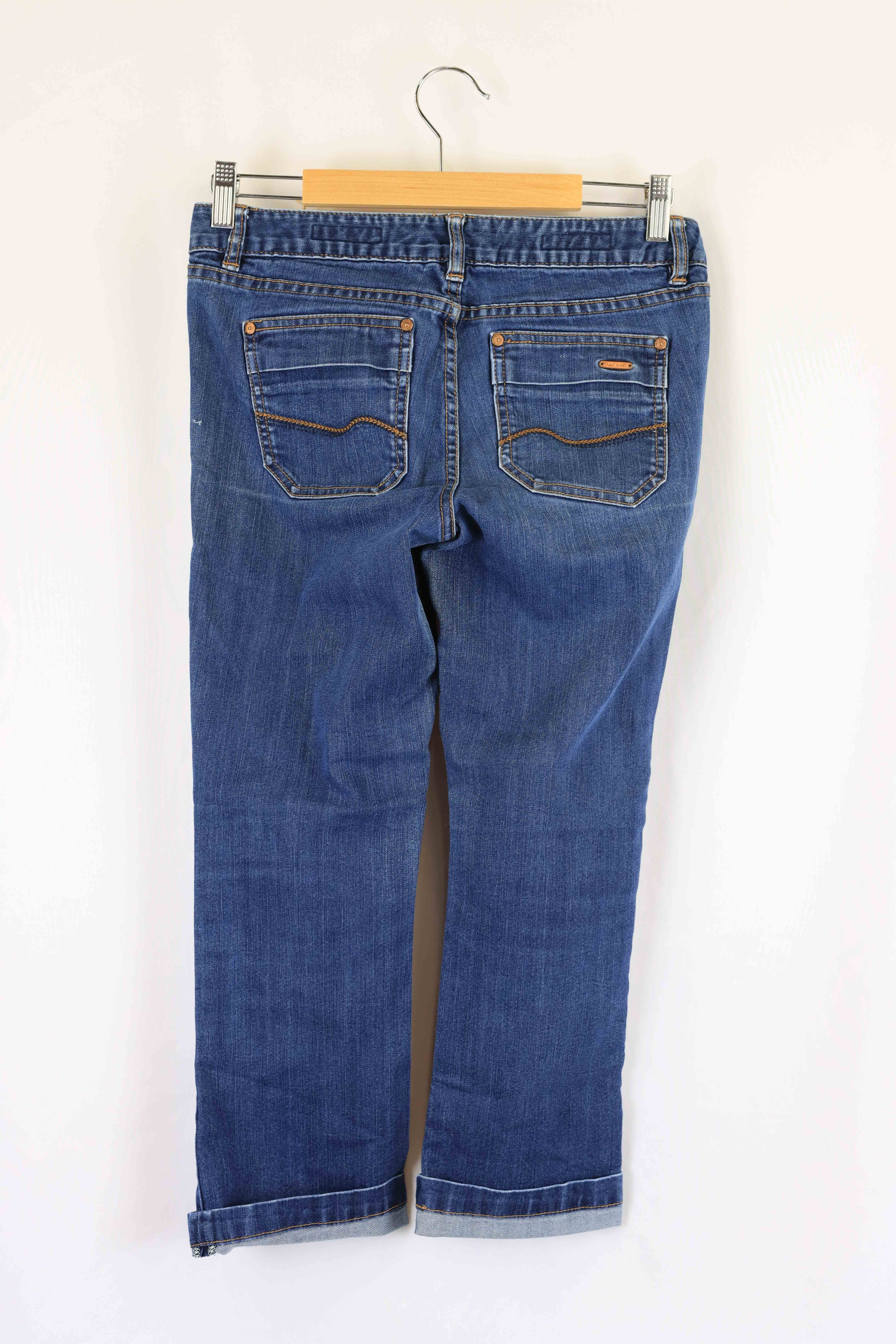 Jag Jeans Blue Mid Rise Straight Leg Jean AU 27 Reluv
