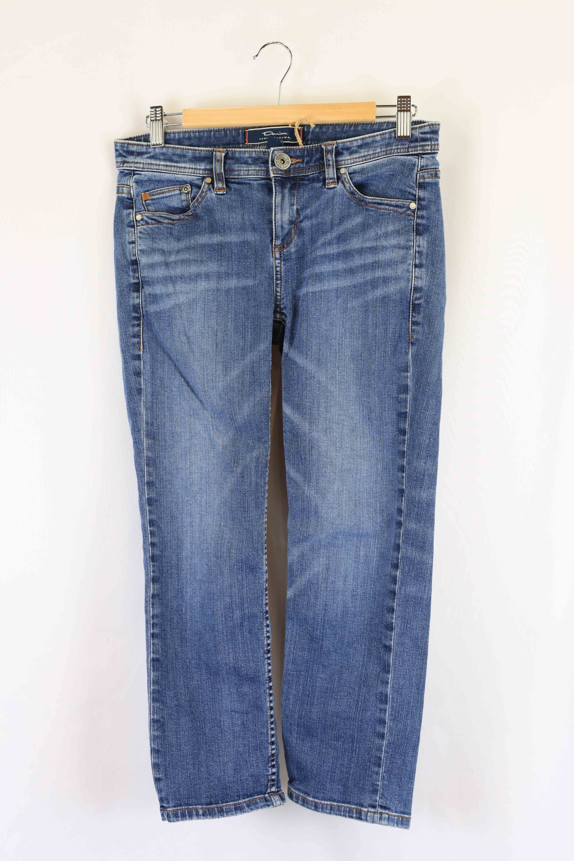 Uniqlo Peach 3/4 Jeans L - Reluv Clothing Australia