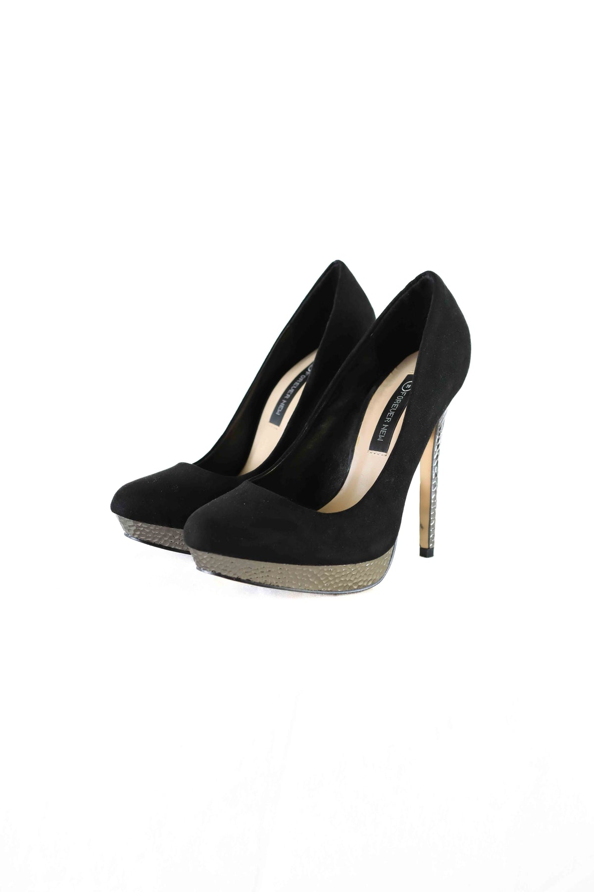 Forever New Black Heels 38