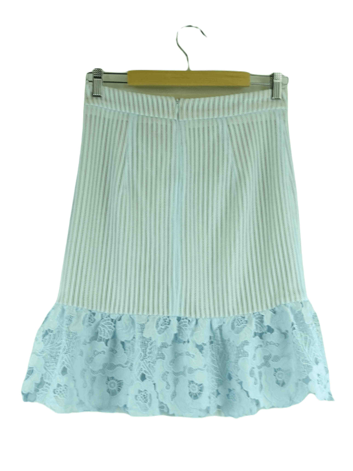 Seed Blue Lace Mini Skirt 8