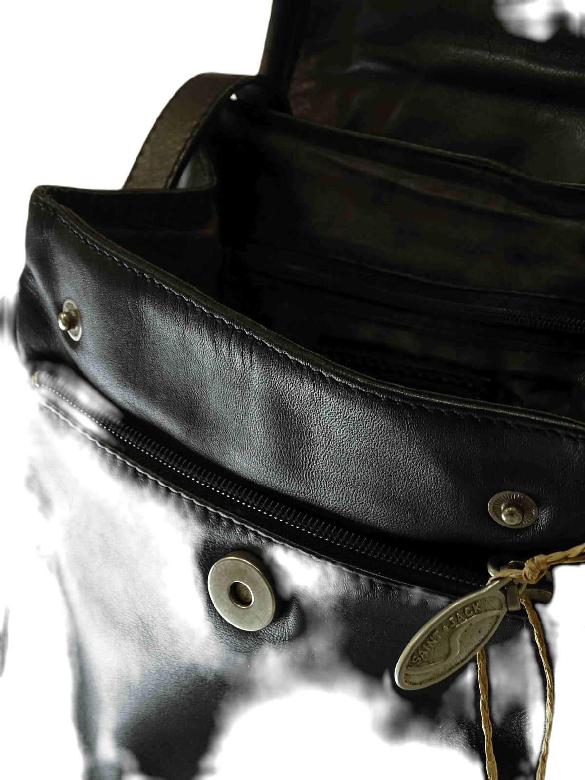 Saint Jack Black Leather backpack