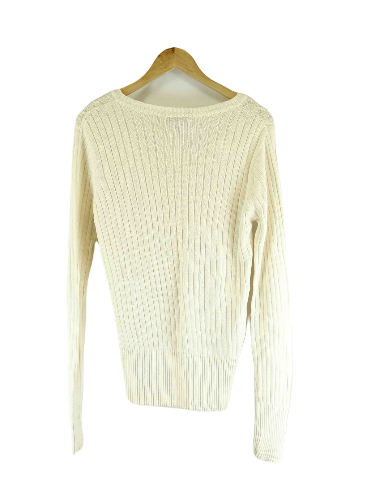 Allen Solly Cream Knit Sweater XL