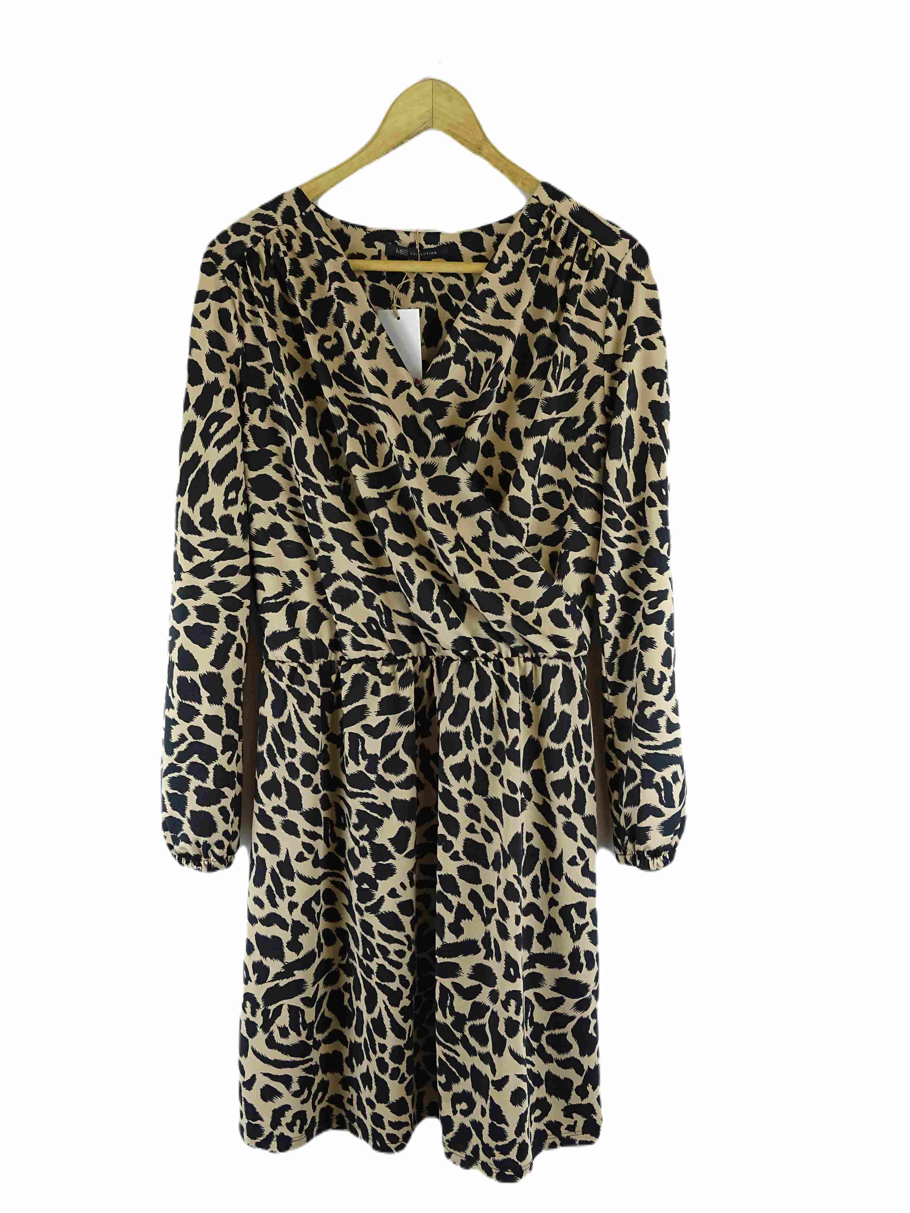 Marks and spencer limited collection leopard print dress best sale