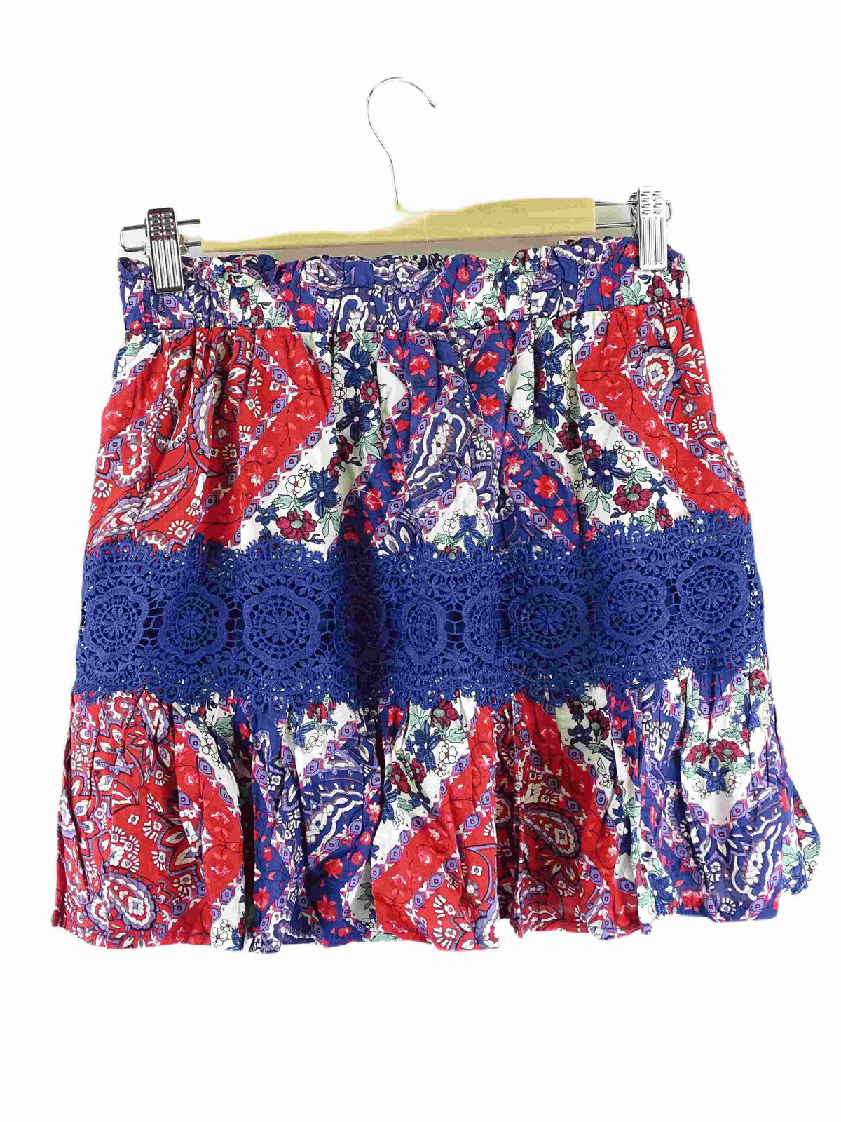 Jaase Floral Purple Skirt M
