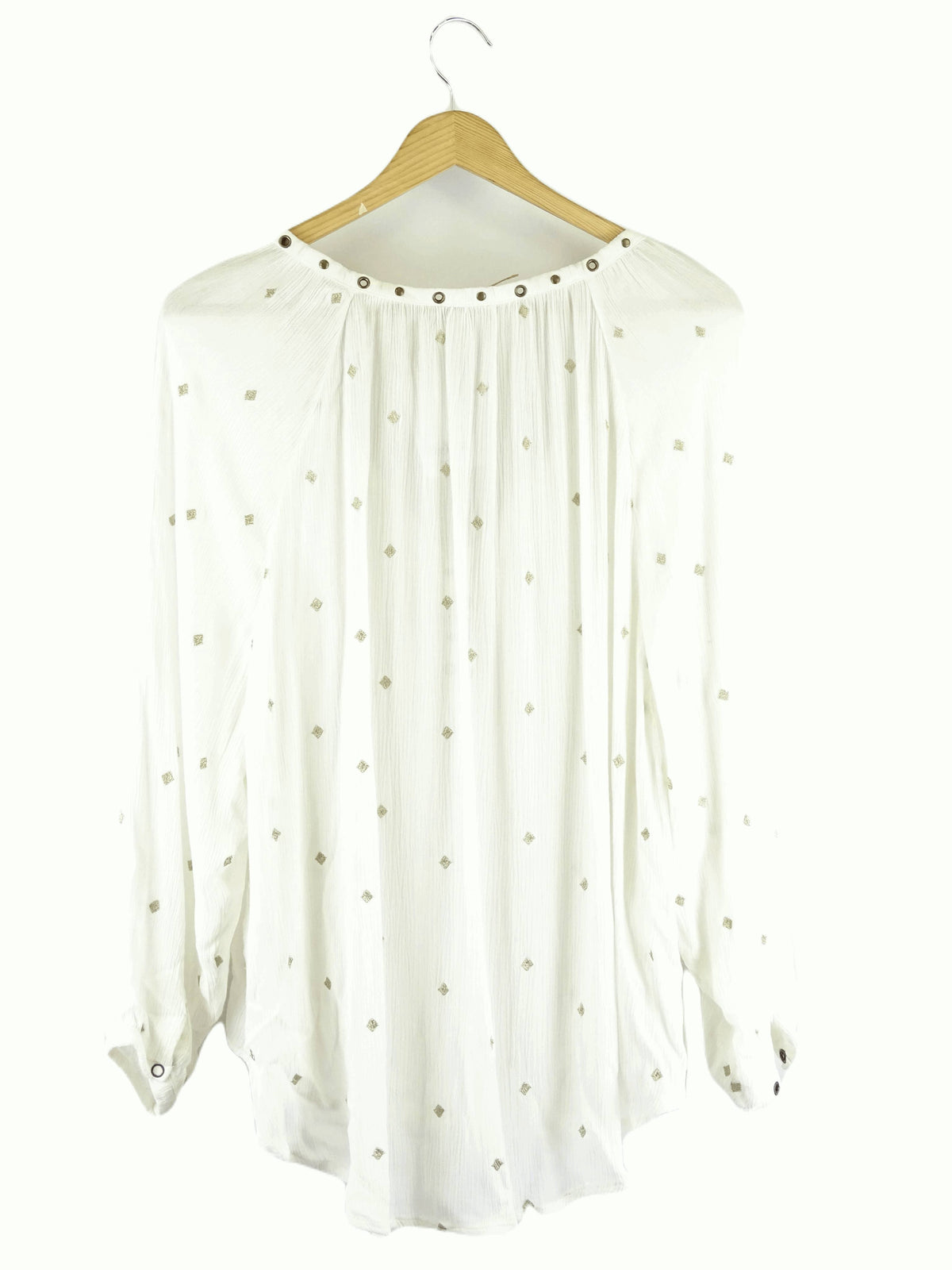 Society Amuse White And Gold Top XS