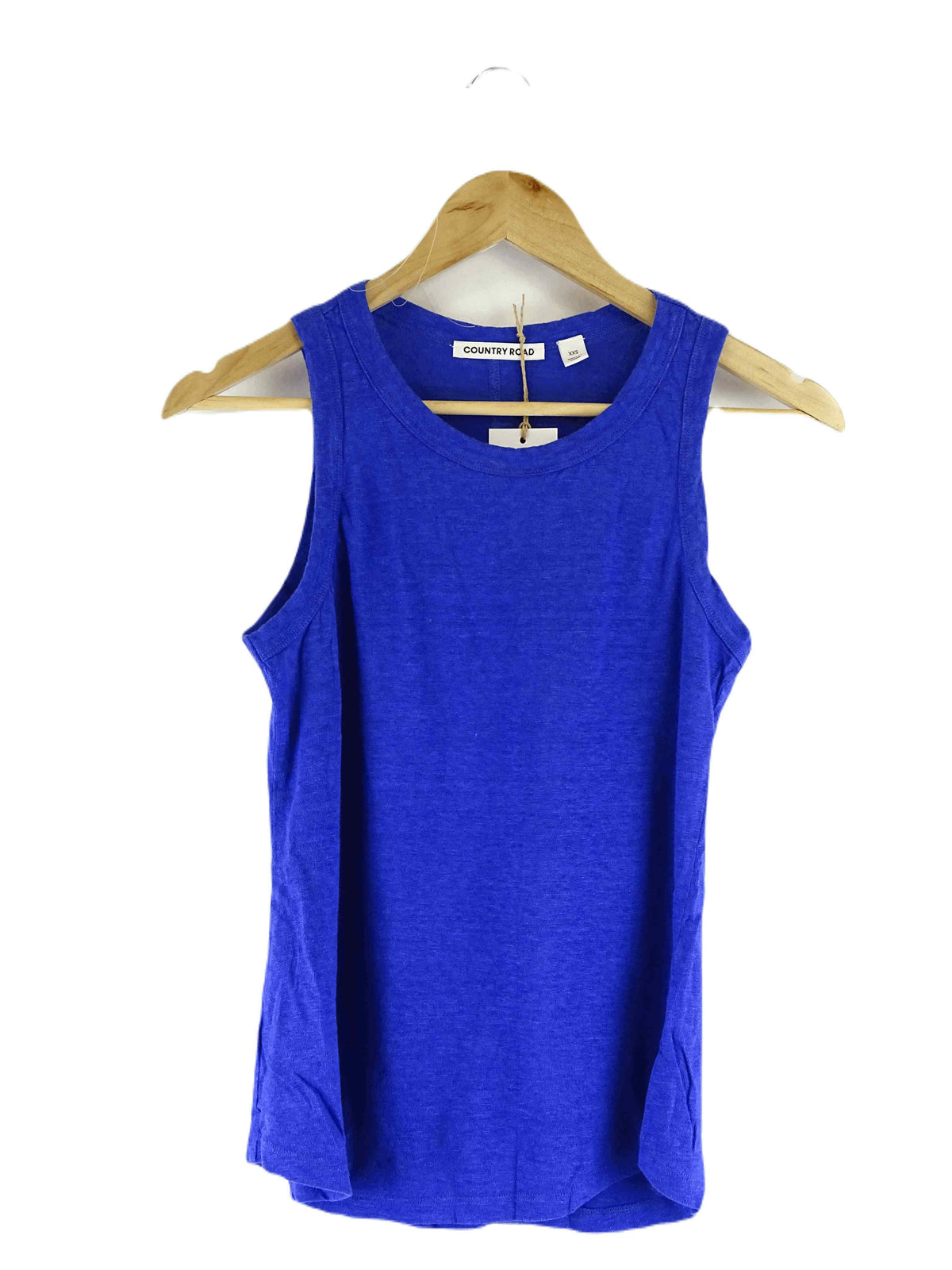 Country Road Blue Sleeveless Top XXS