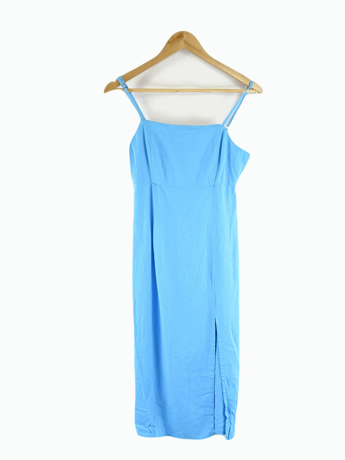 Only Denim Blue Linen Dress 34 (AU 6)