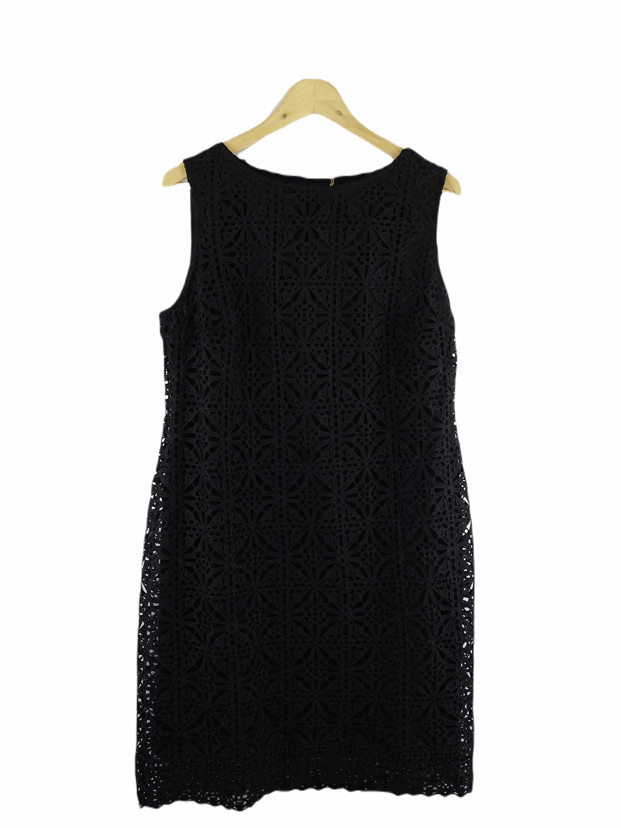 Wallis Black Lace Midi Dress 16 - Reluv Clothing Australia Wallis Black Lace Midi Dress 16 - Reluv Clothing Australia