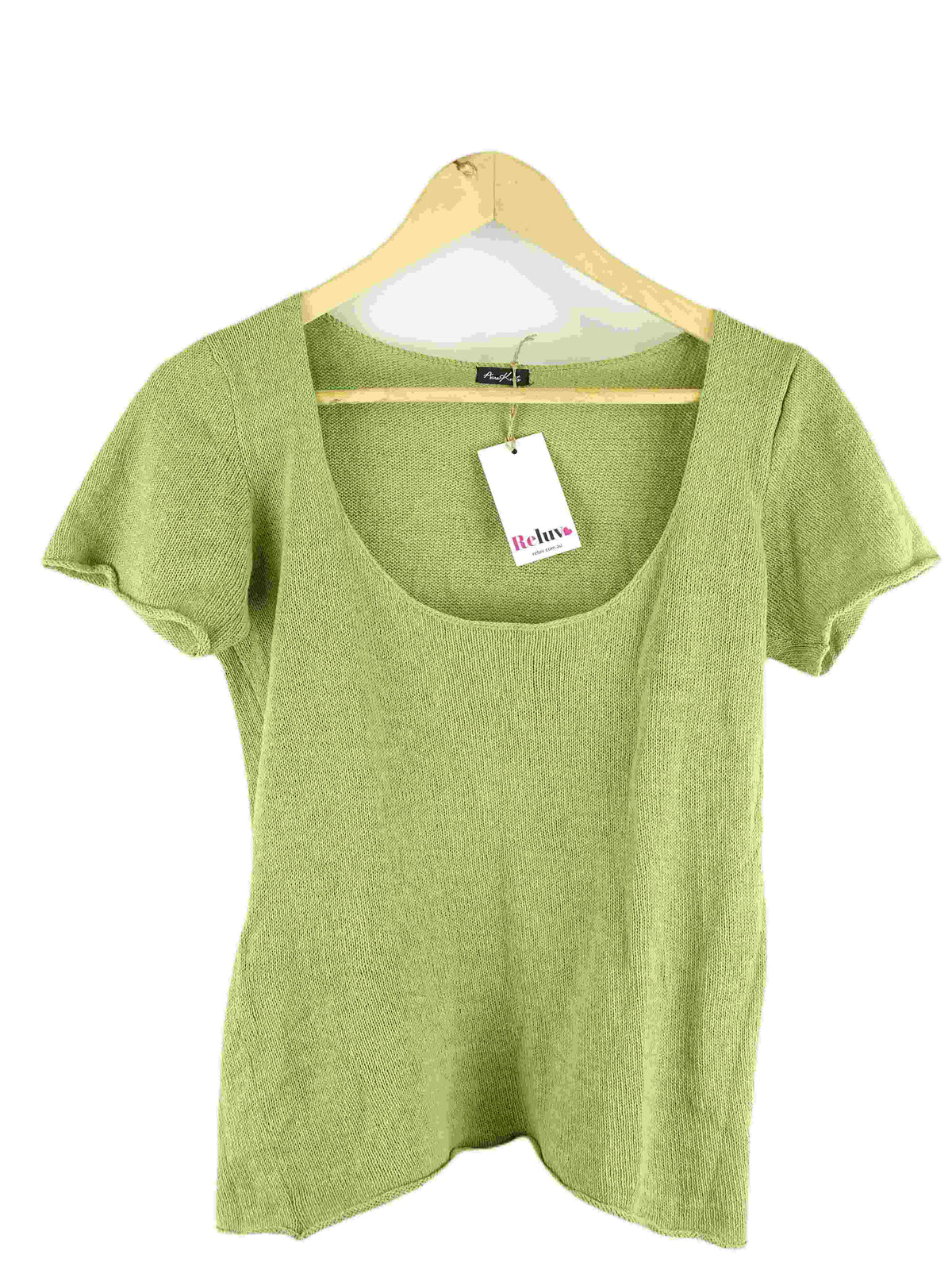 Aura Knits Green Tshirt L/XL
