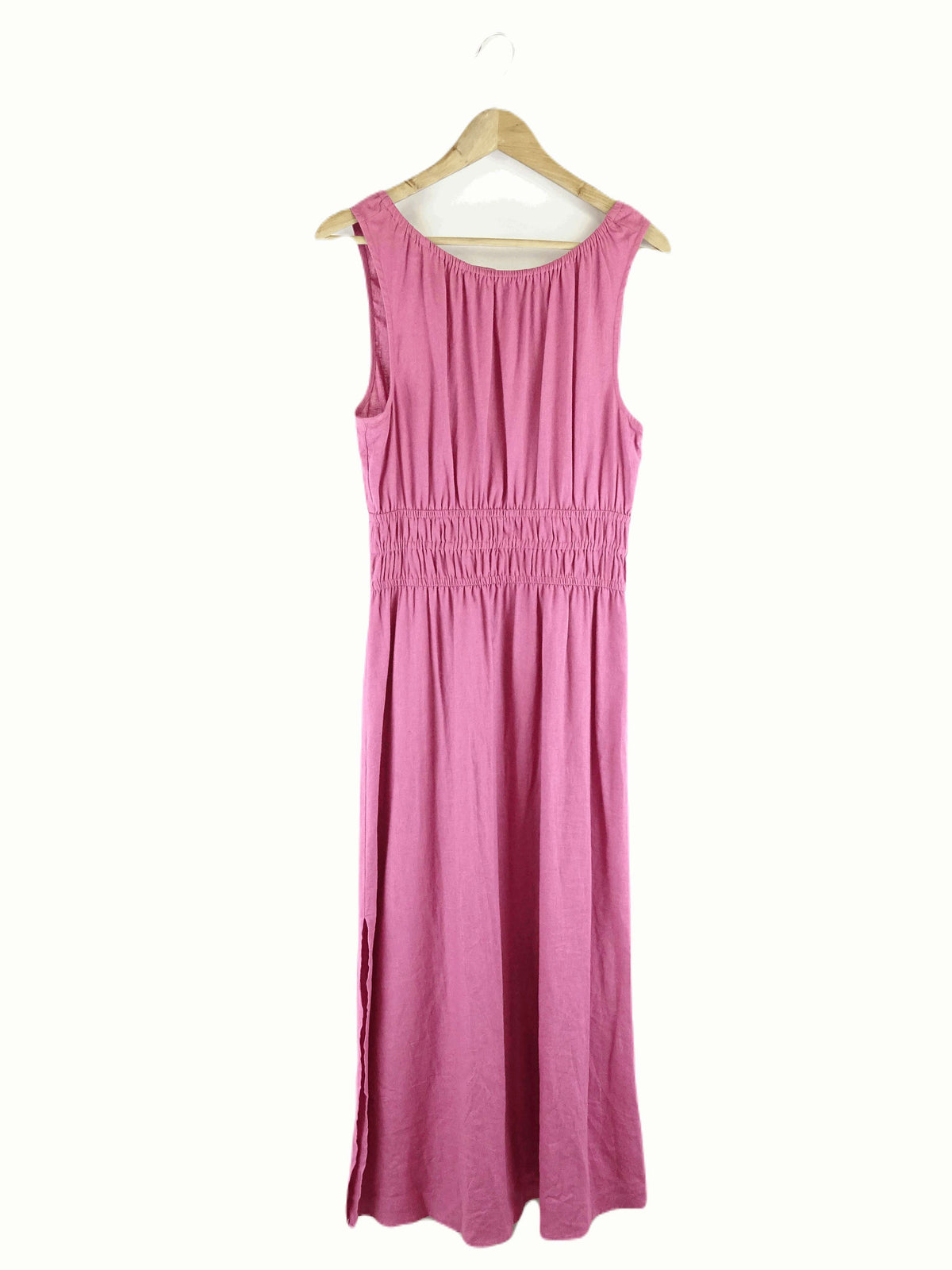 Boutique Pink Linen Dress 8
