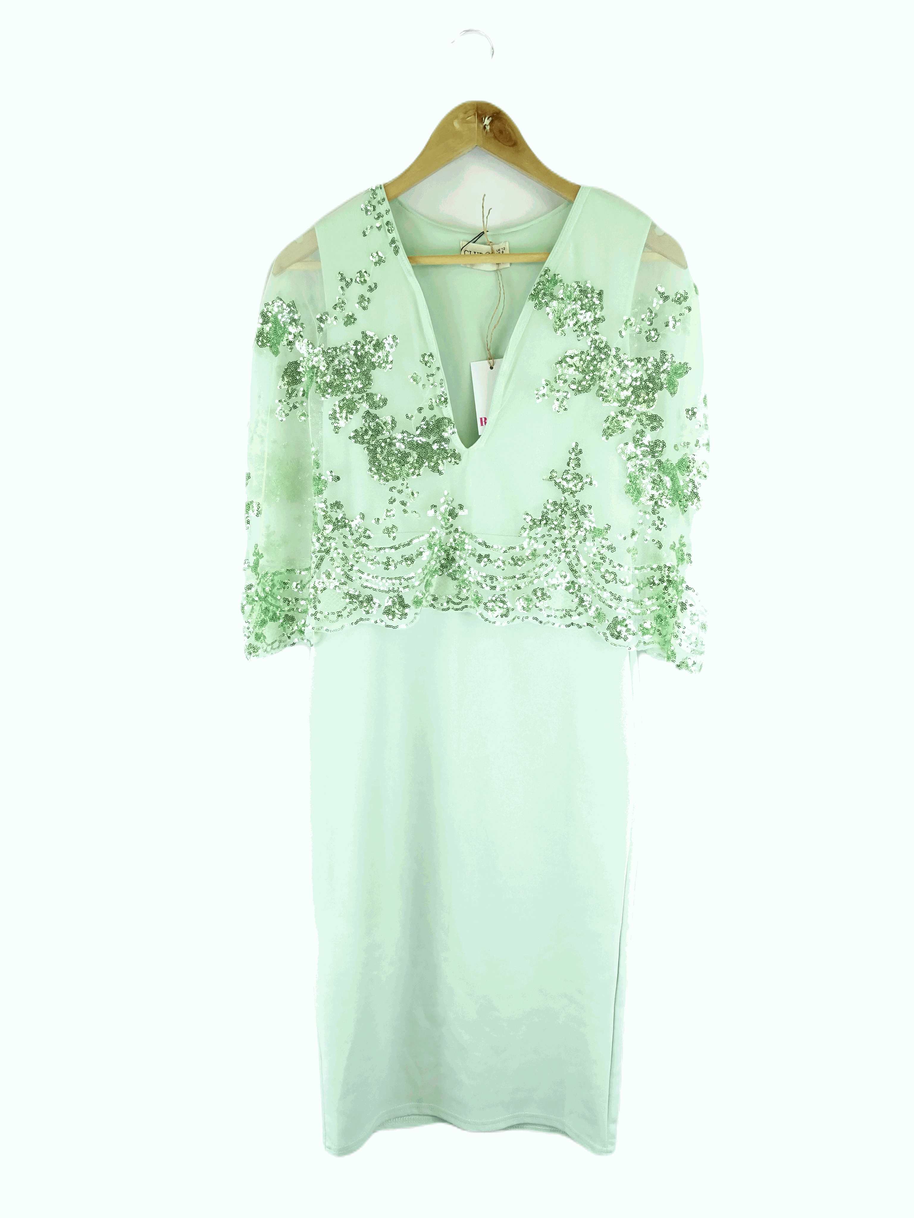 Club L London Green Embellished Dress 12 - Reluv Clothing Australia Club L London Green Embellished Dress 12 - Reluv Clothing Australia