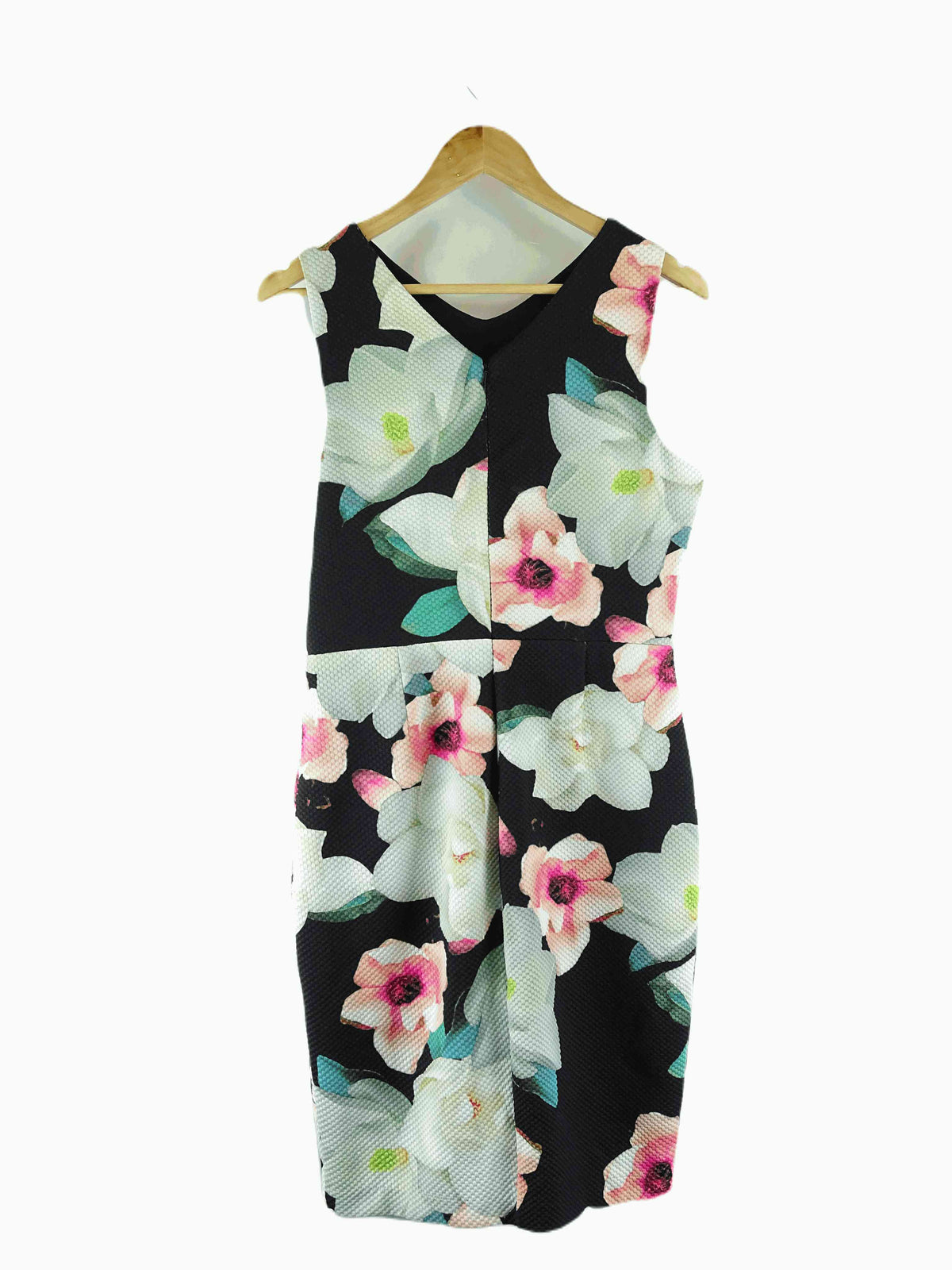 Talulah Black and Multi Floral Print Mini Dress L