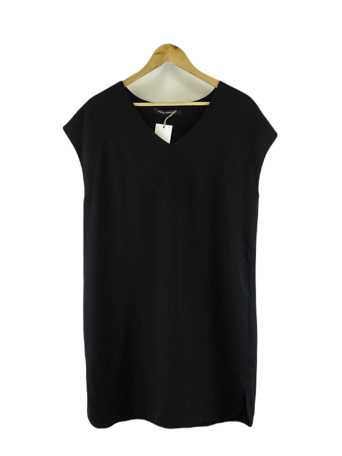 French Connection Black Shift Dress 12