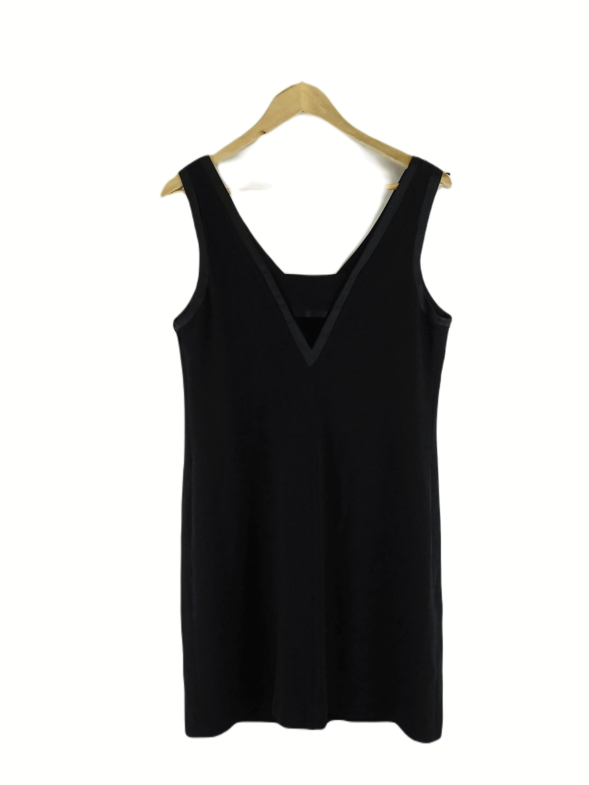 Cue Black V Neck Mini Dress 12