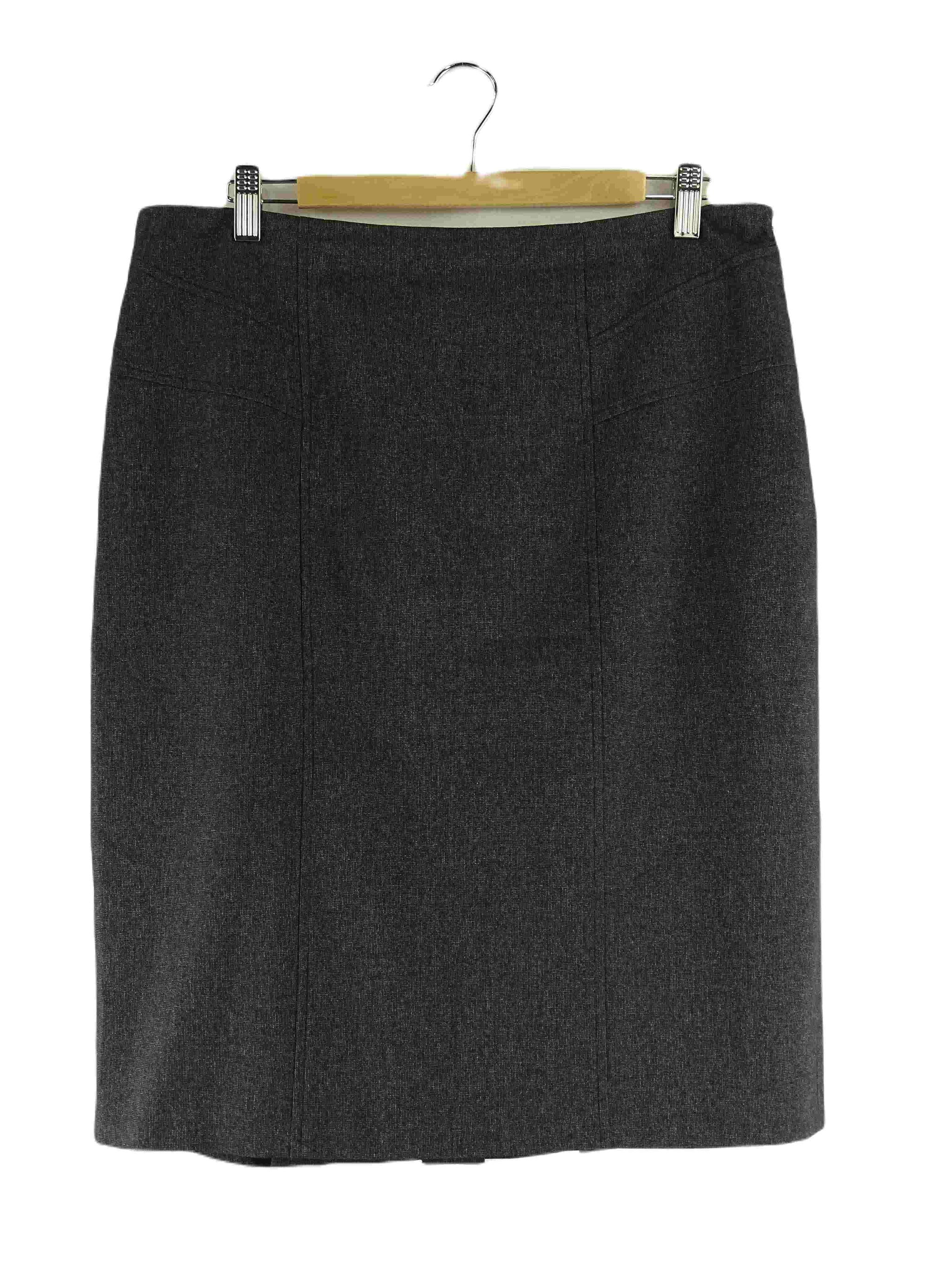 Basque Grey Work Skirt 14 Reluv Clothing Australia