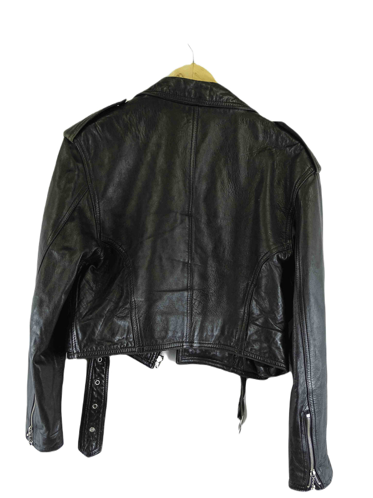 Atelier Motorcycle Riders Black Leather Jacket 10