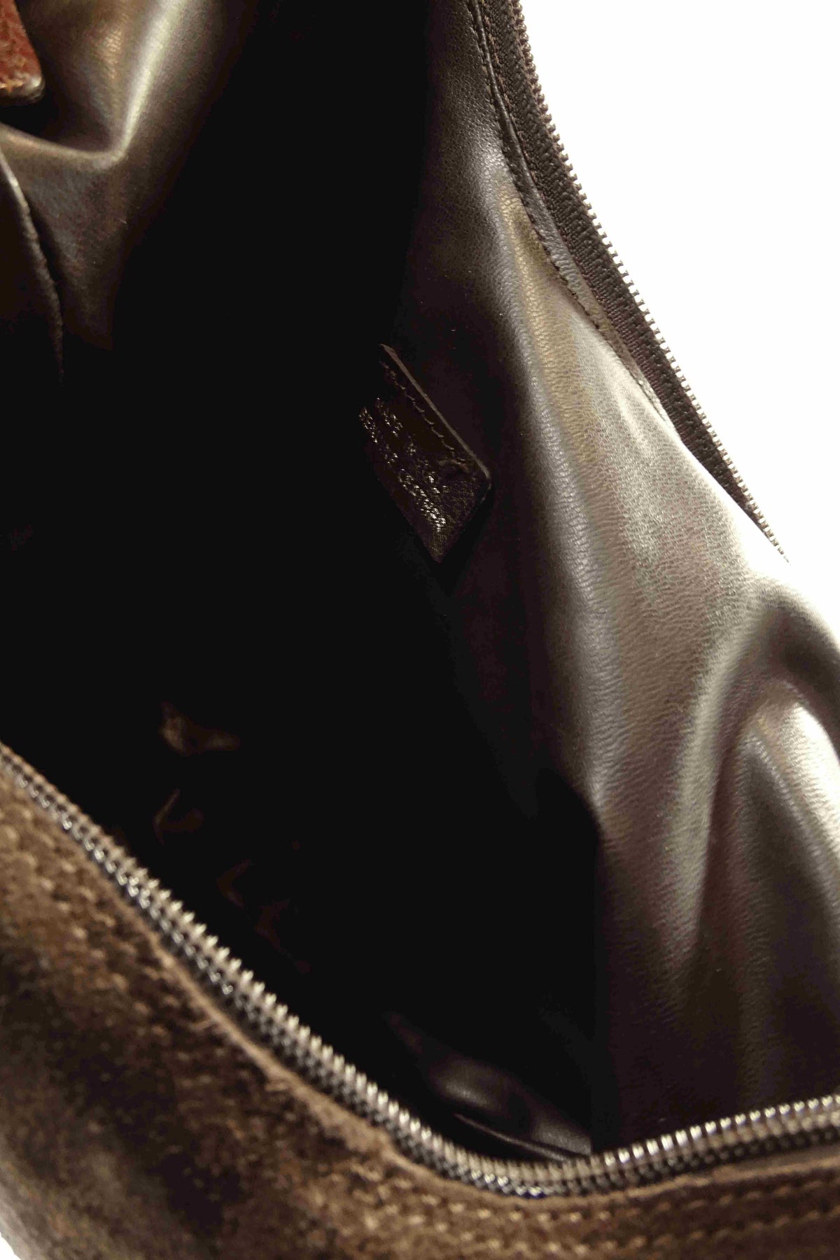 Boutique Brown Suede Genuine Leather Shoulder bag