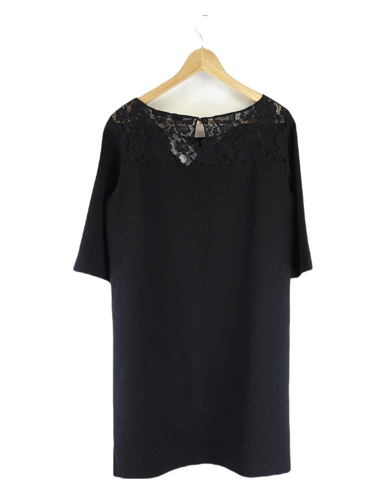 Esprit Black Lace Shift Dress 10