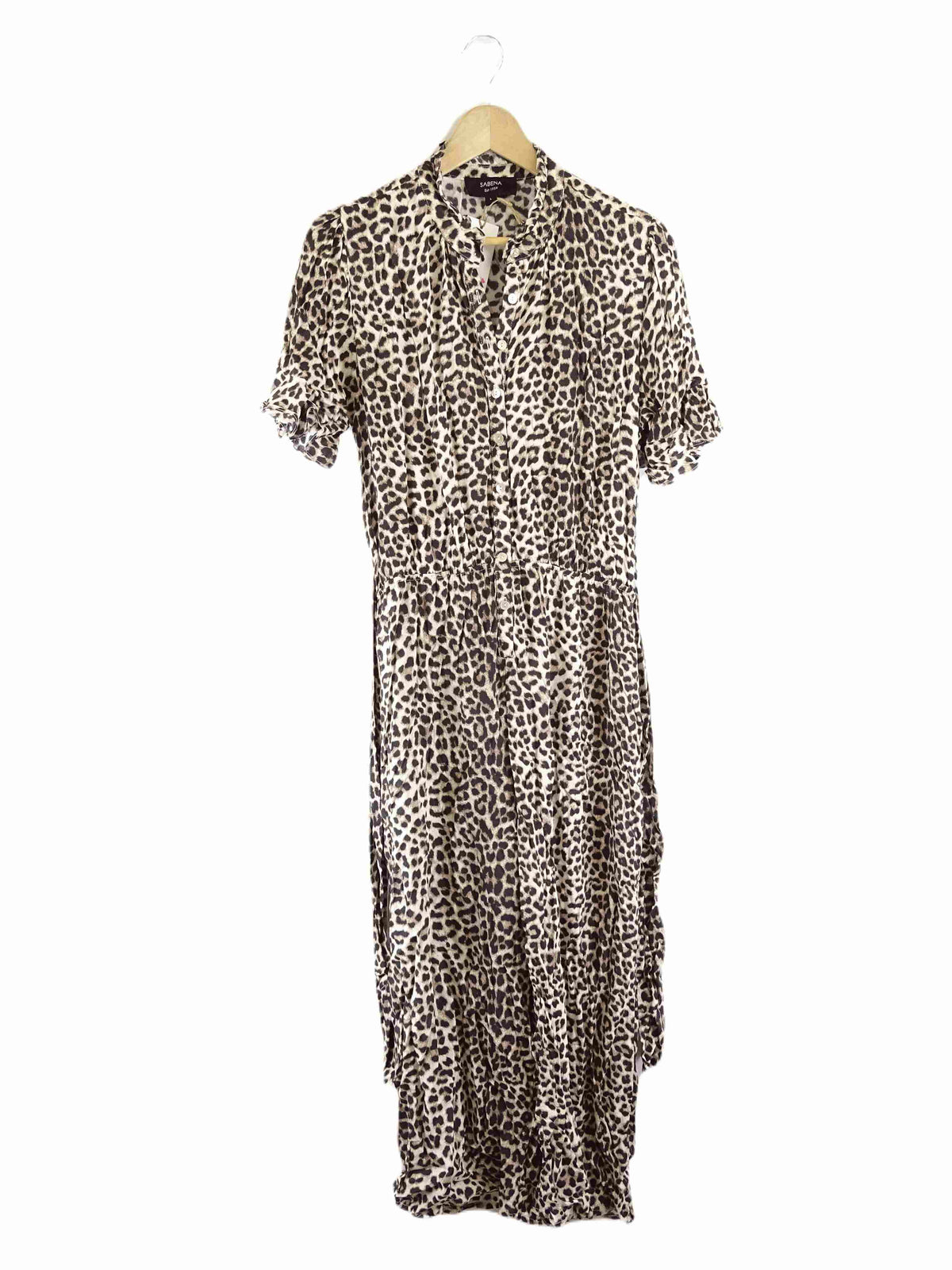 Sabena Leopard Print Jumpsuit L