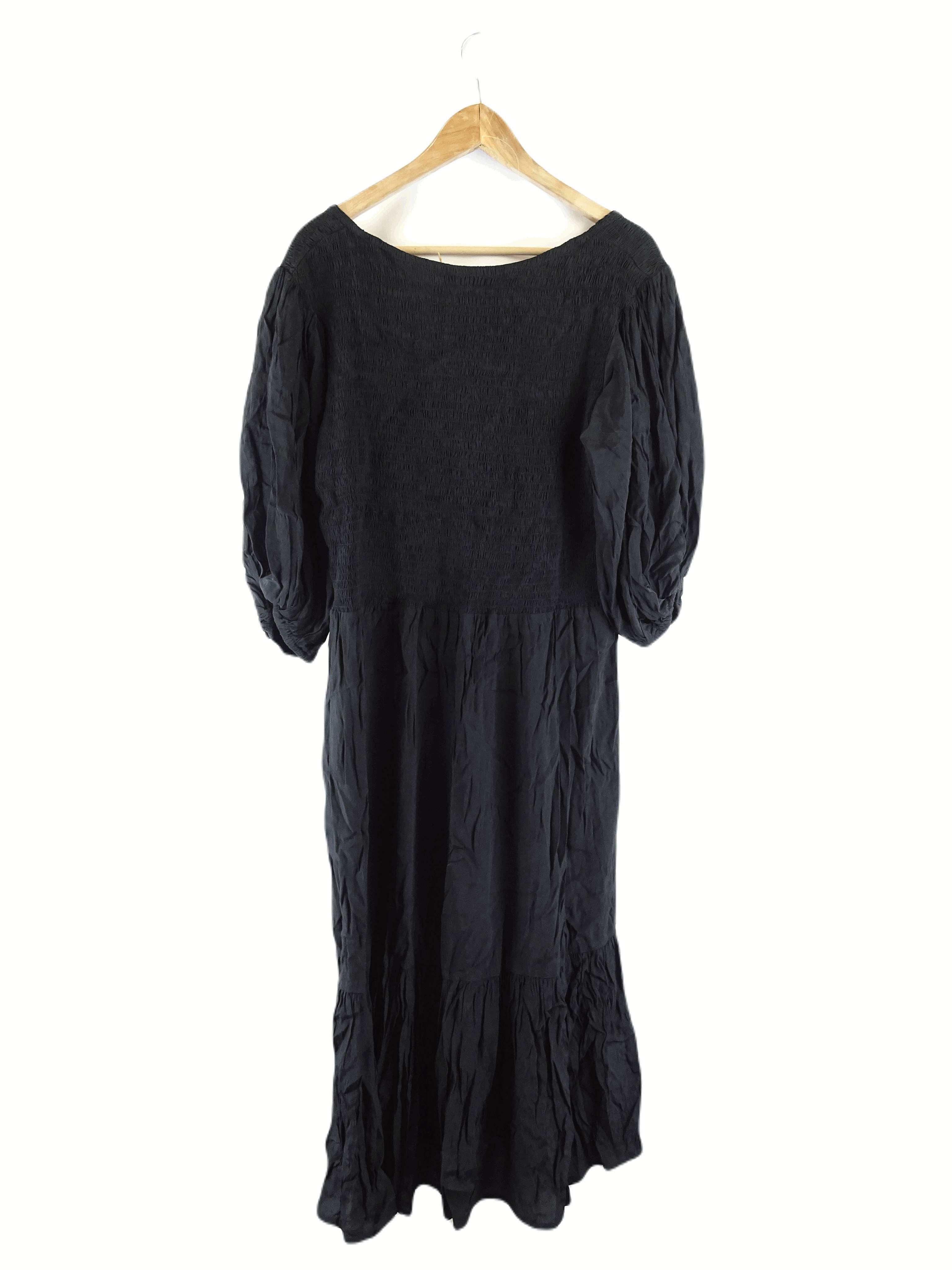 Natasha Gan Black Maxi Dress 18 - Reluv Clothing Australia