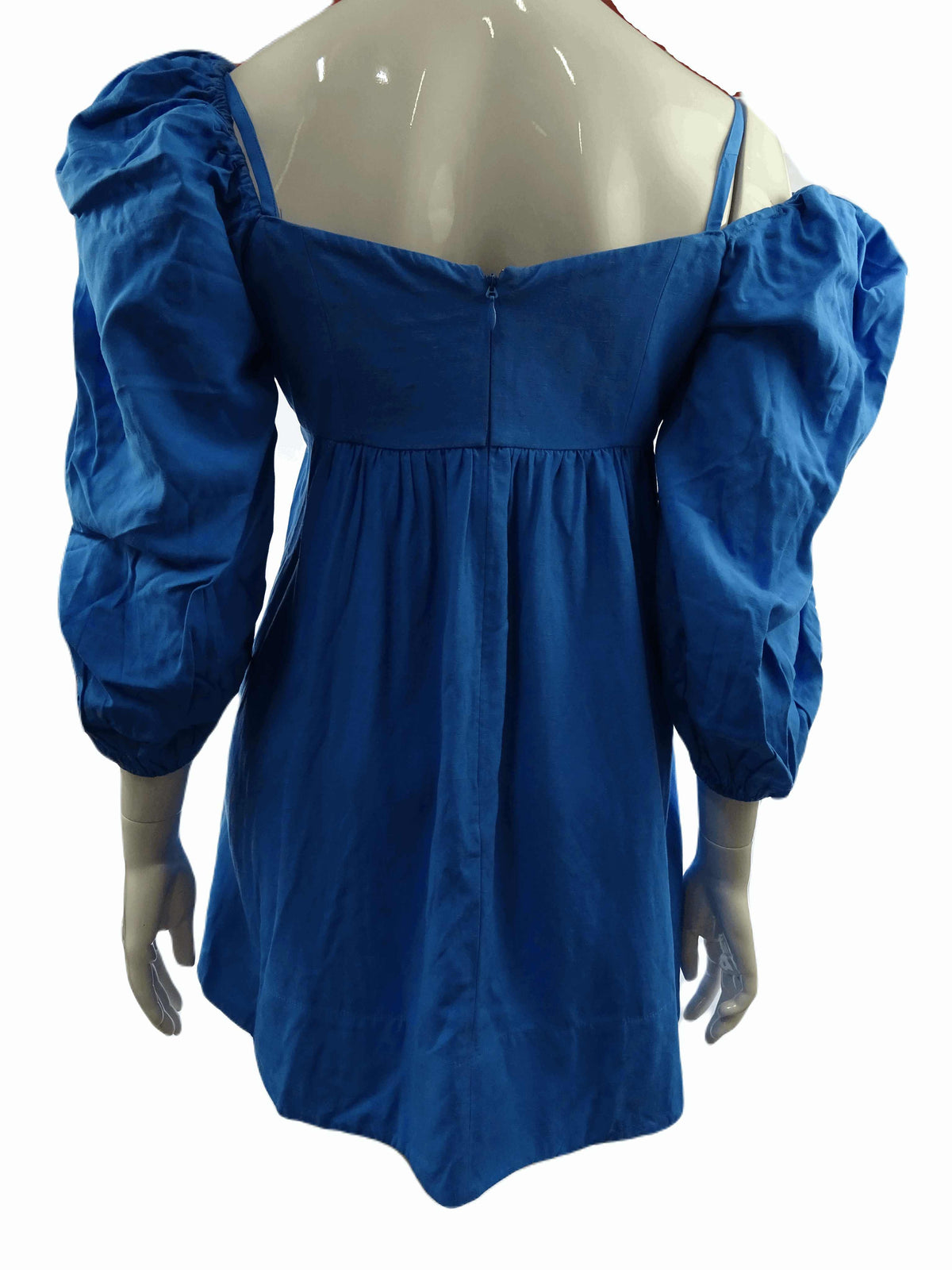 Sheike Blue Puff Sleeve Mini Dress 16