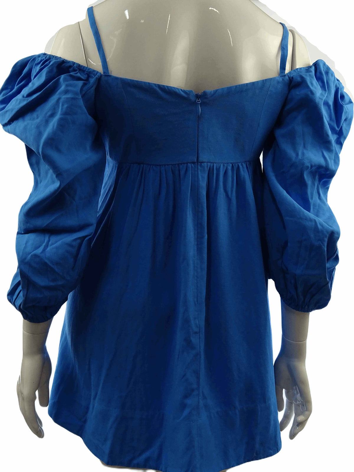 Sheike Blue Puff Sleeve Mini Dress 16