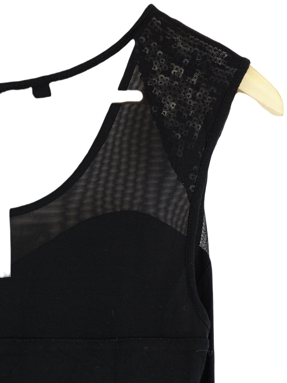 Guess Black Sheer Top M