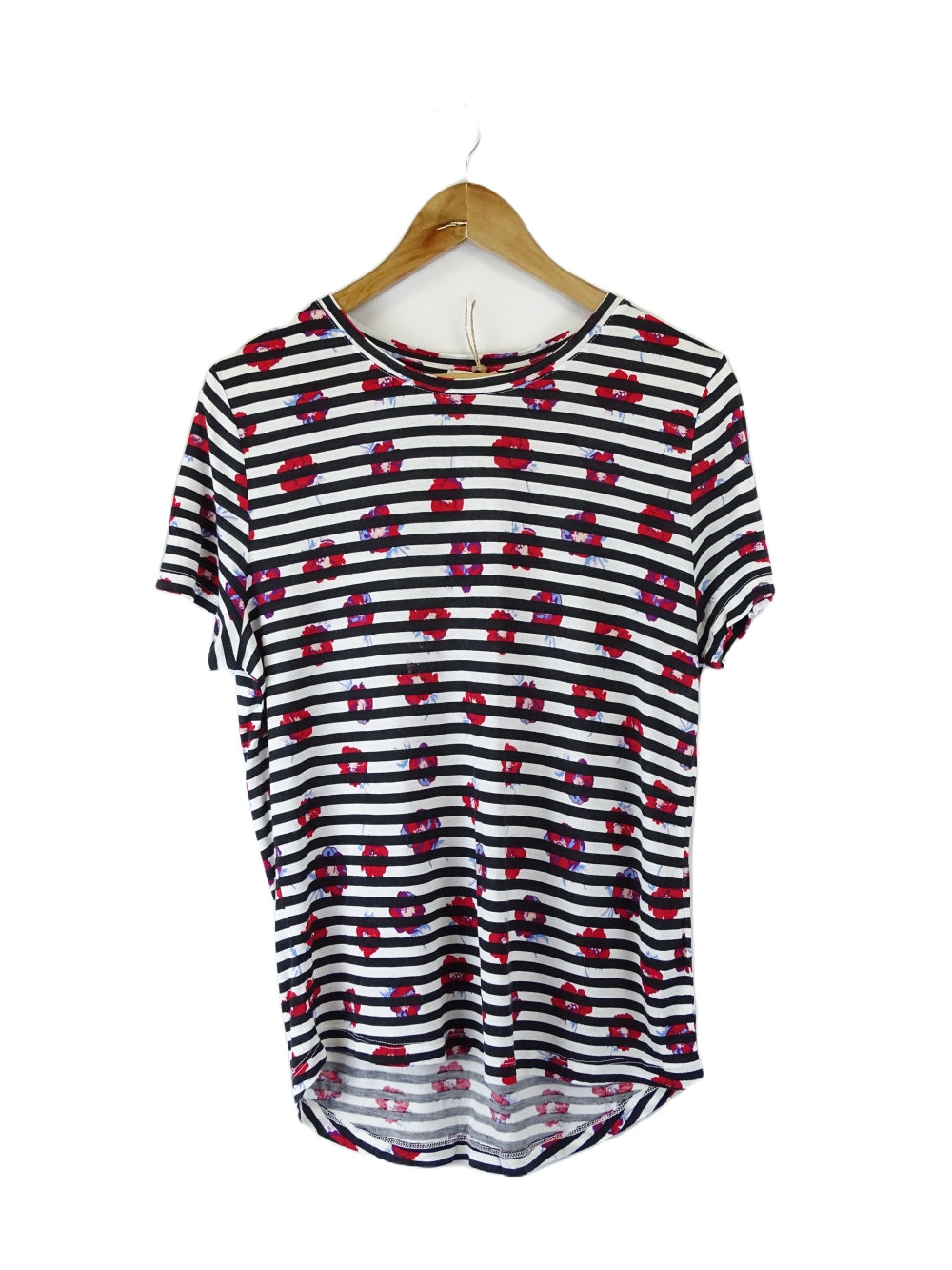 Marcs Black And White Striped T-shirt L