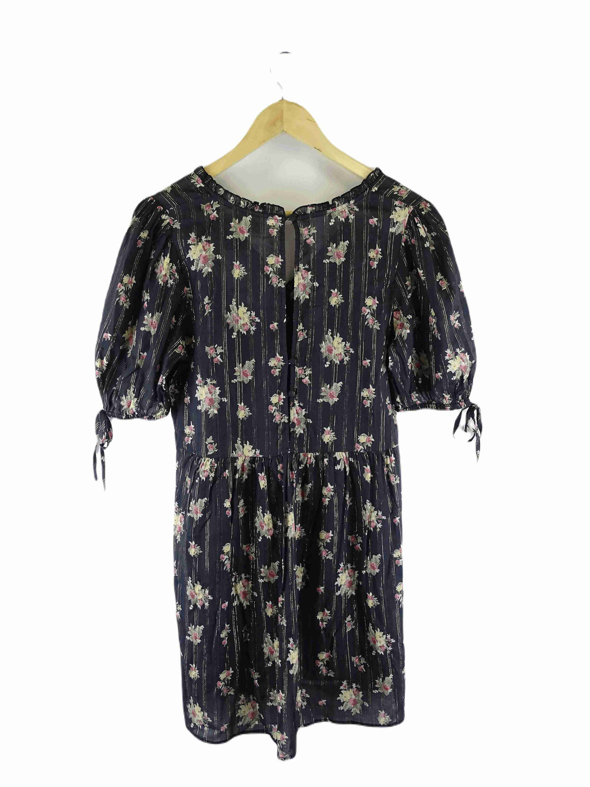 Auguste Navy Floral Dress with Slip 10