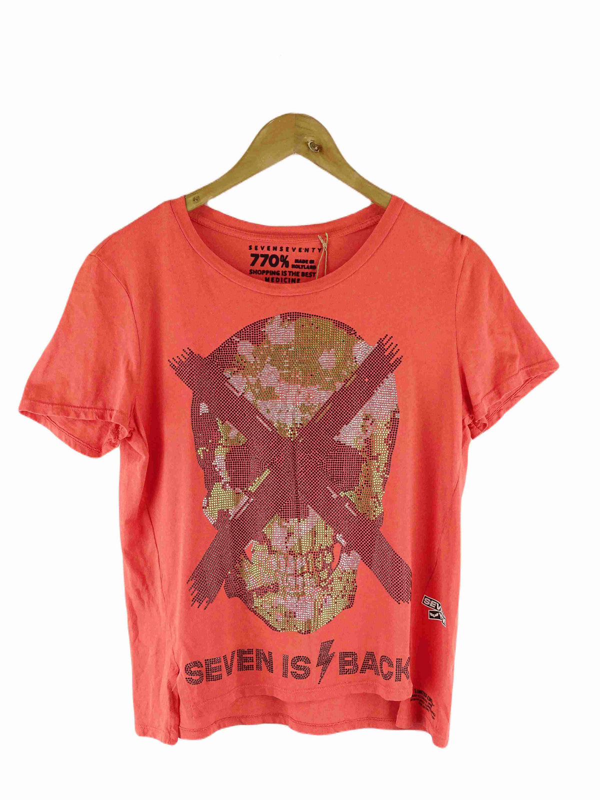 Seven Seventy Orange T Shirt M