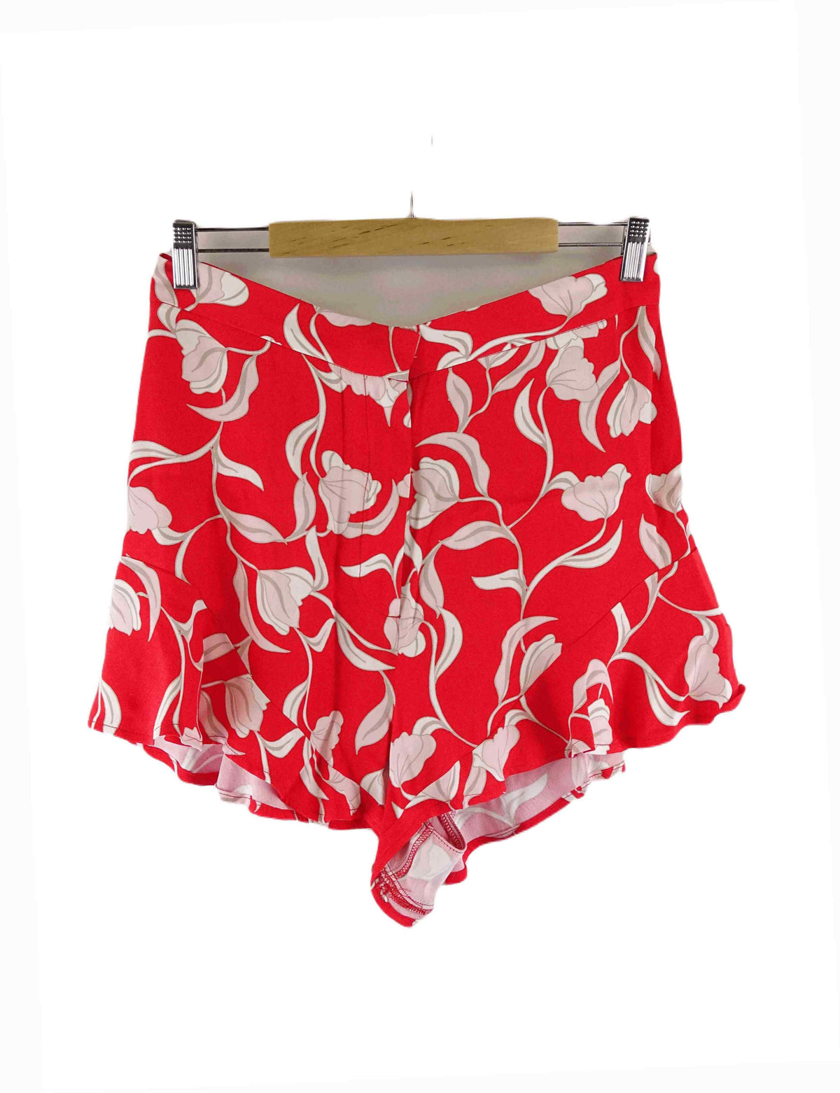 Seed Red Patterned Shorts 12