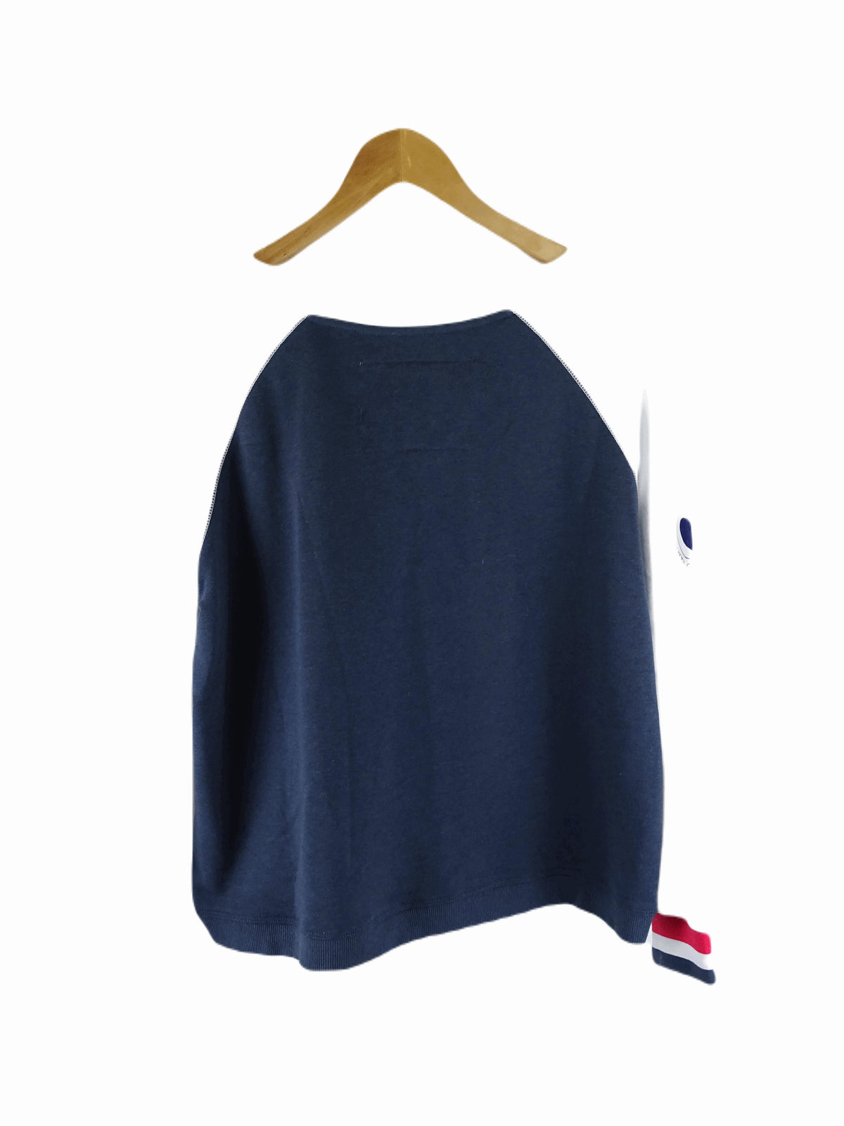 Hammill &amp; Co White and Navy Sweater S