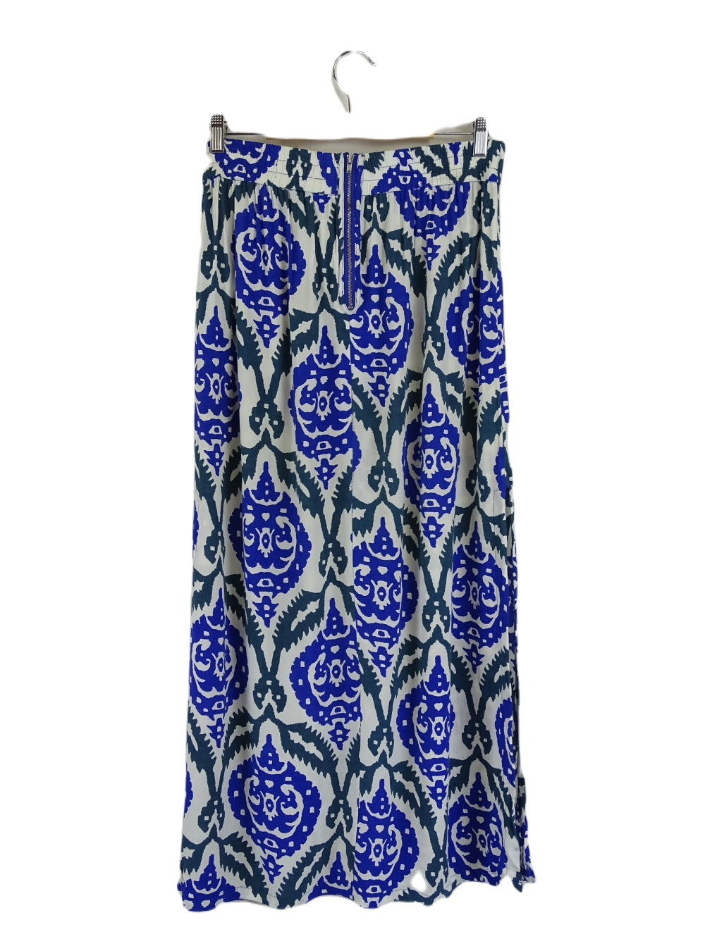 Tigerlily White, Blue and Green Maxi Skirt 12