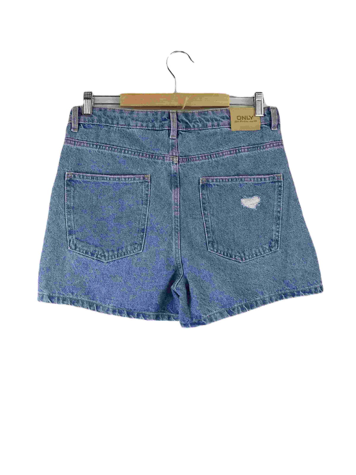 Only Blue Denim Shorts L