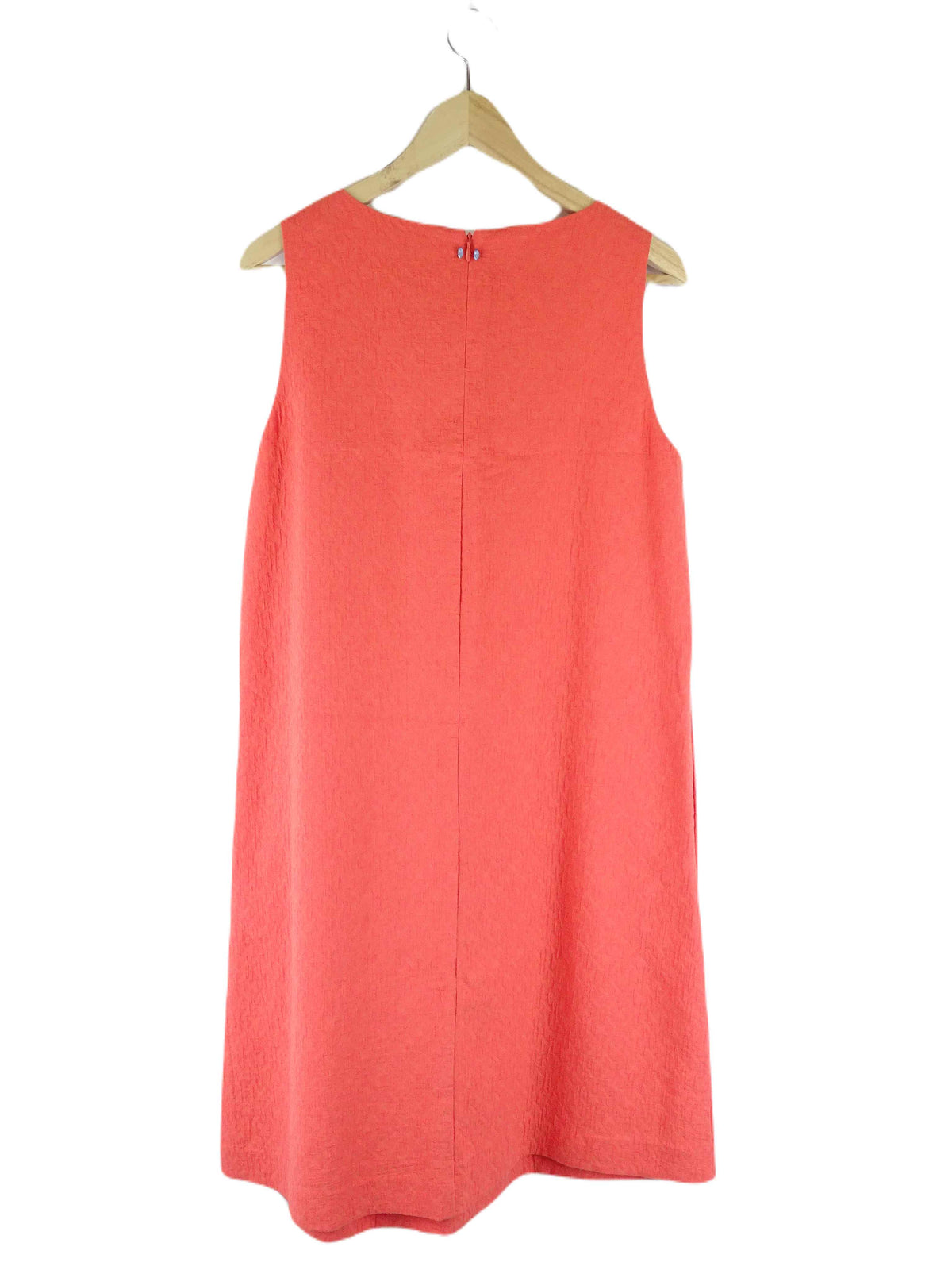 Blue Illusion Coral Sleeveless Shift Dress S