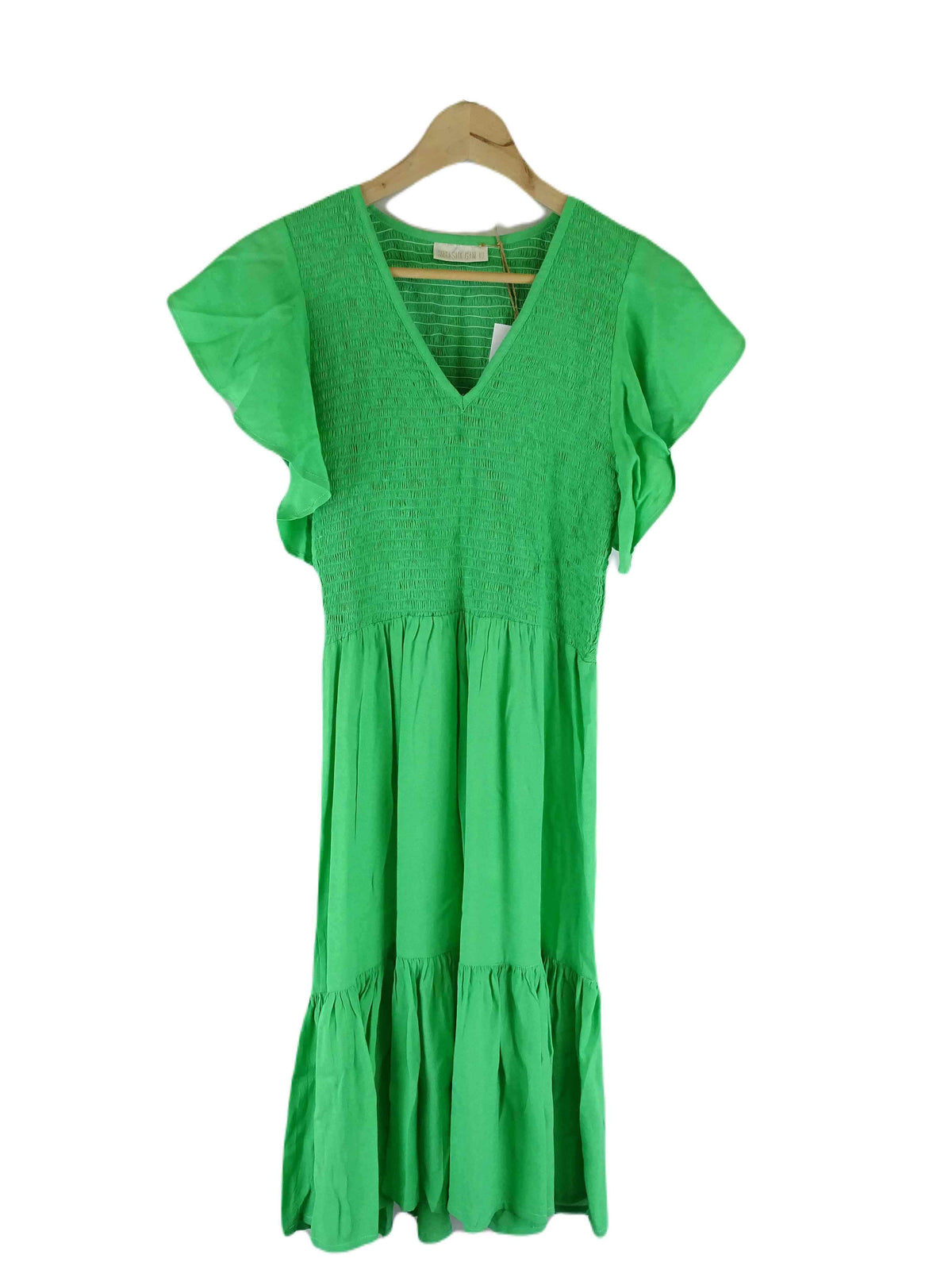 Natasha Gan Green Midi Dress 10