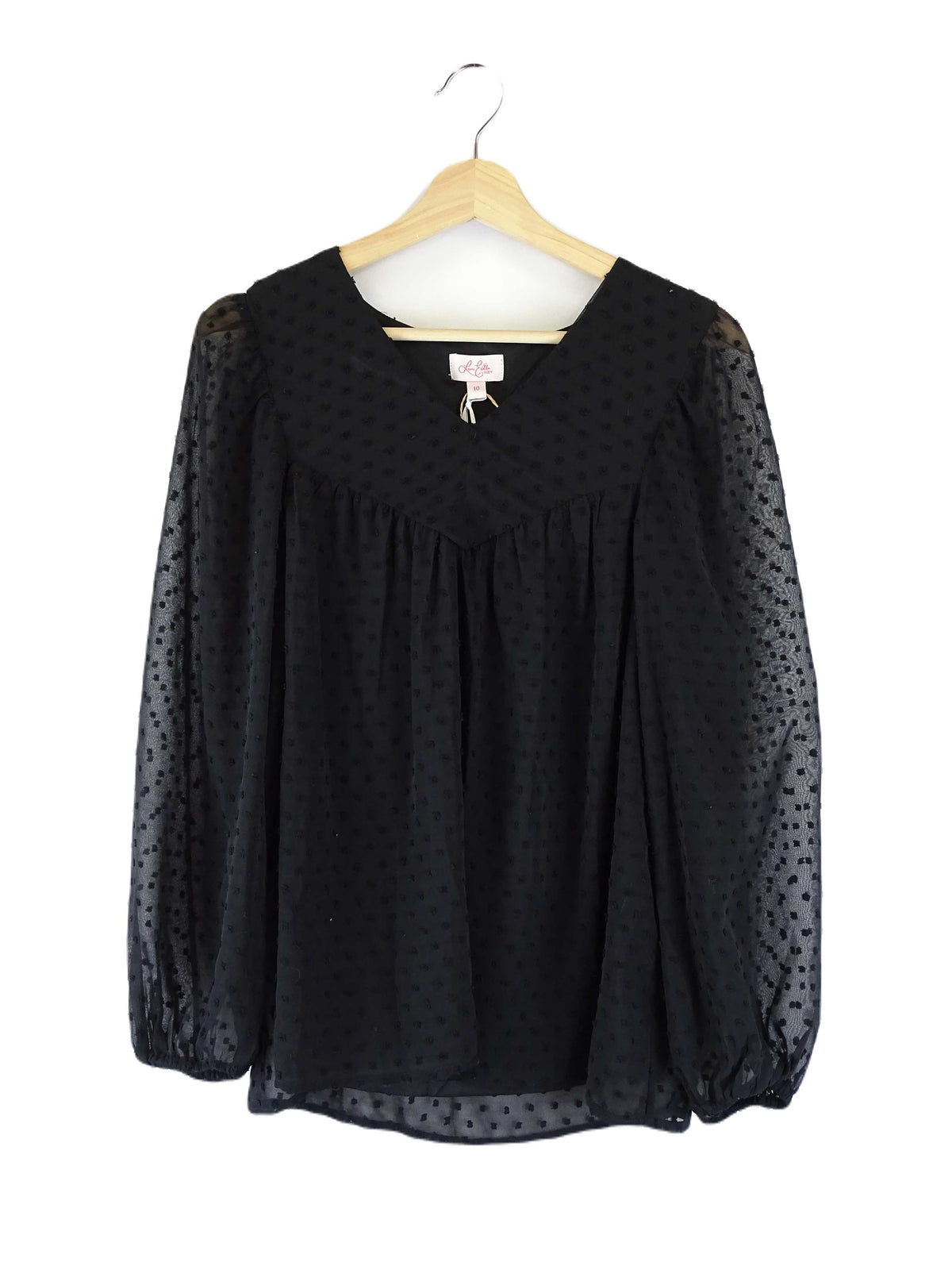 Leona Edmiston Black Long Sleeve Top 10