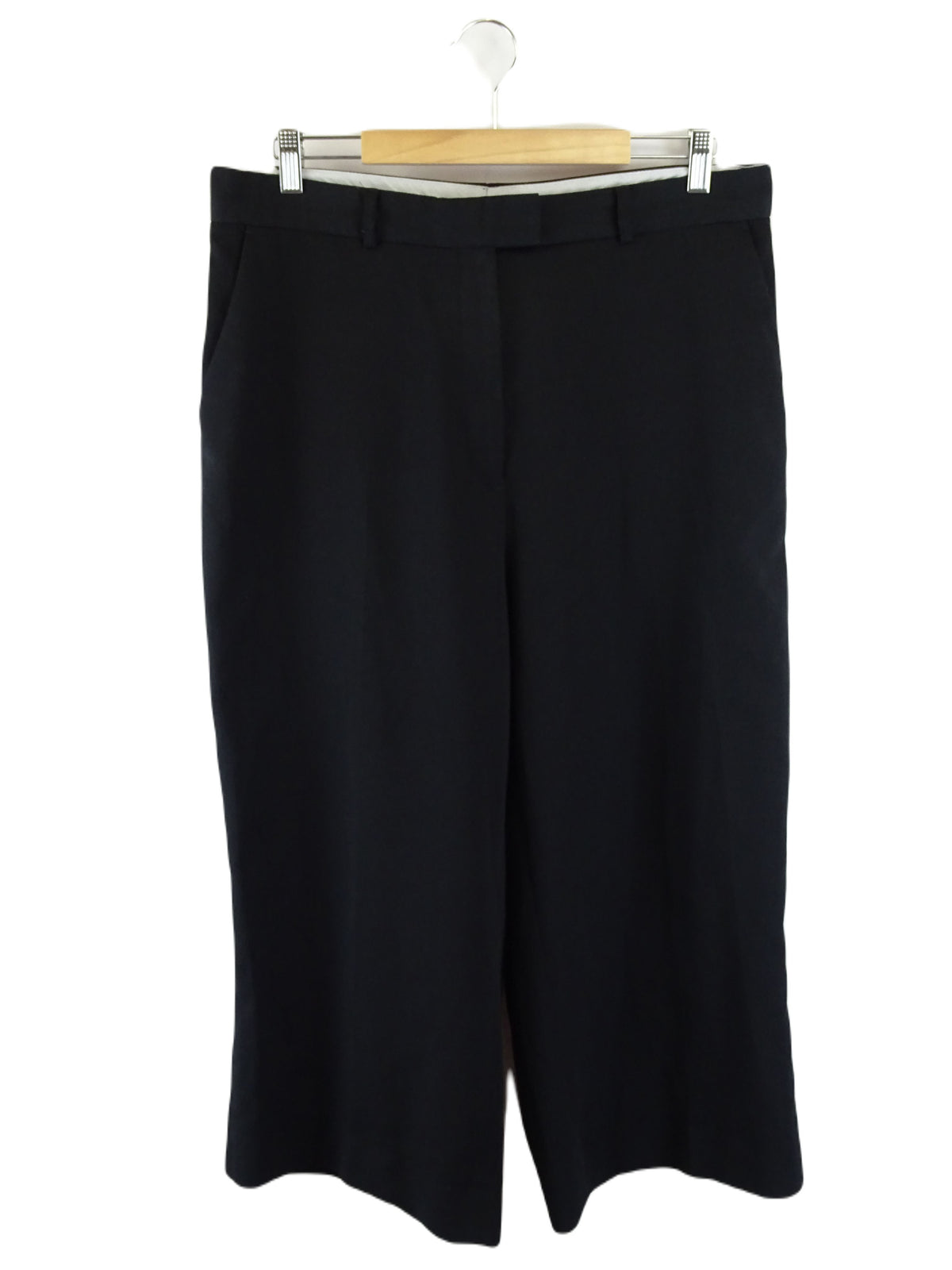 Topshop Black Wide Leg Pants AU 18 / 36