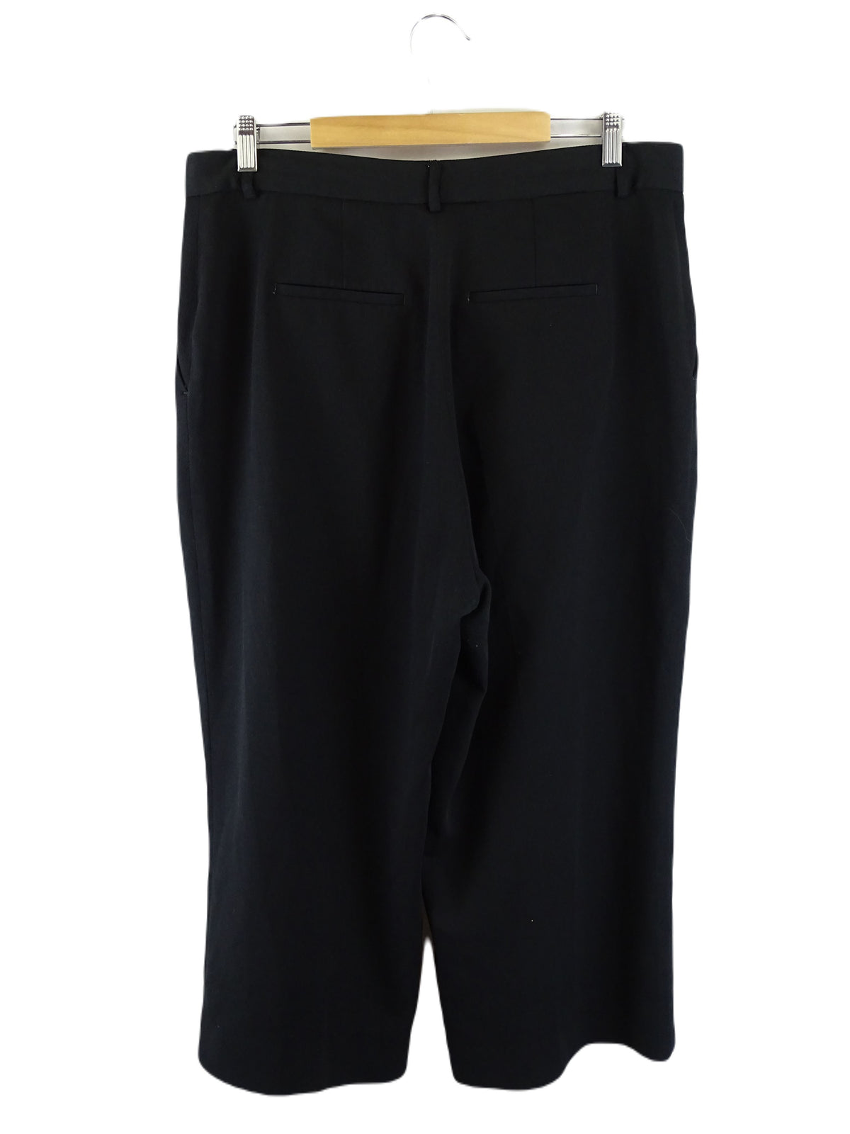 Topshop Black Wide Leg Pants AU 18 / 36