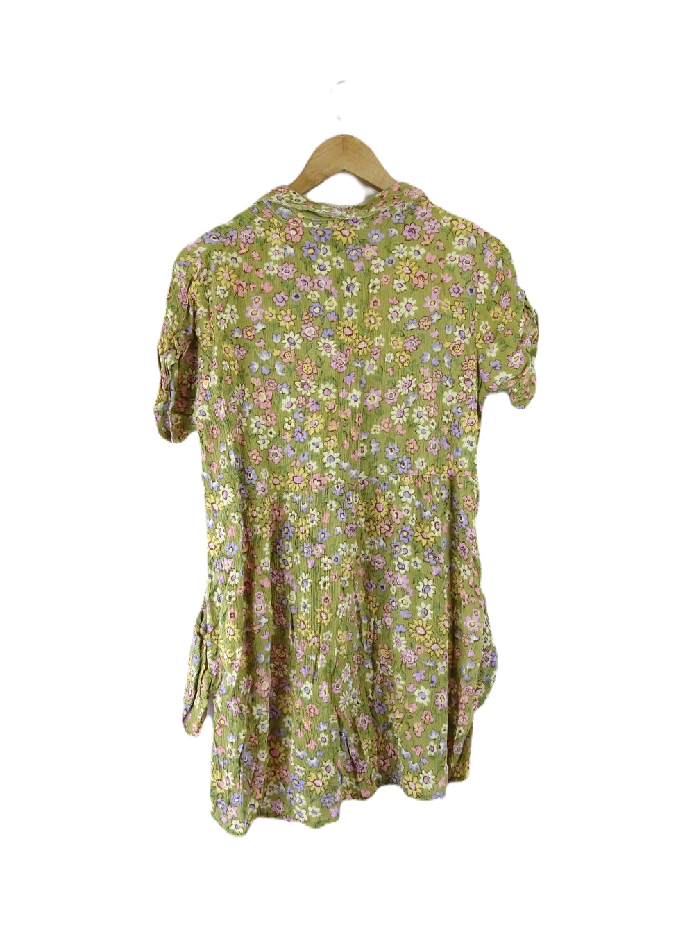 Tree Of Life Floral Green Dress S