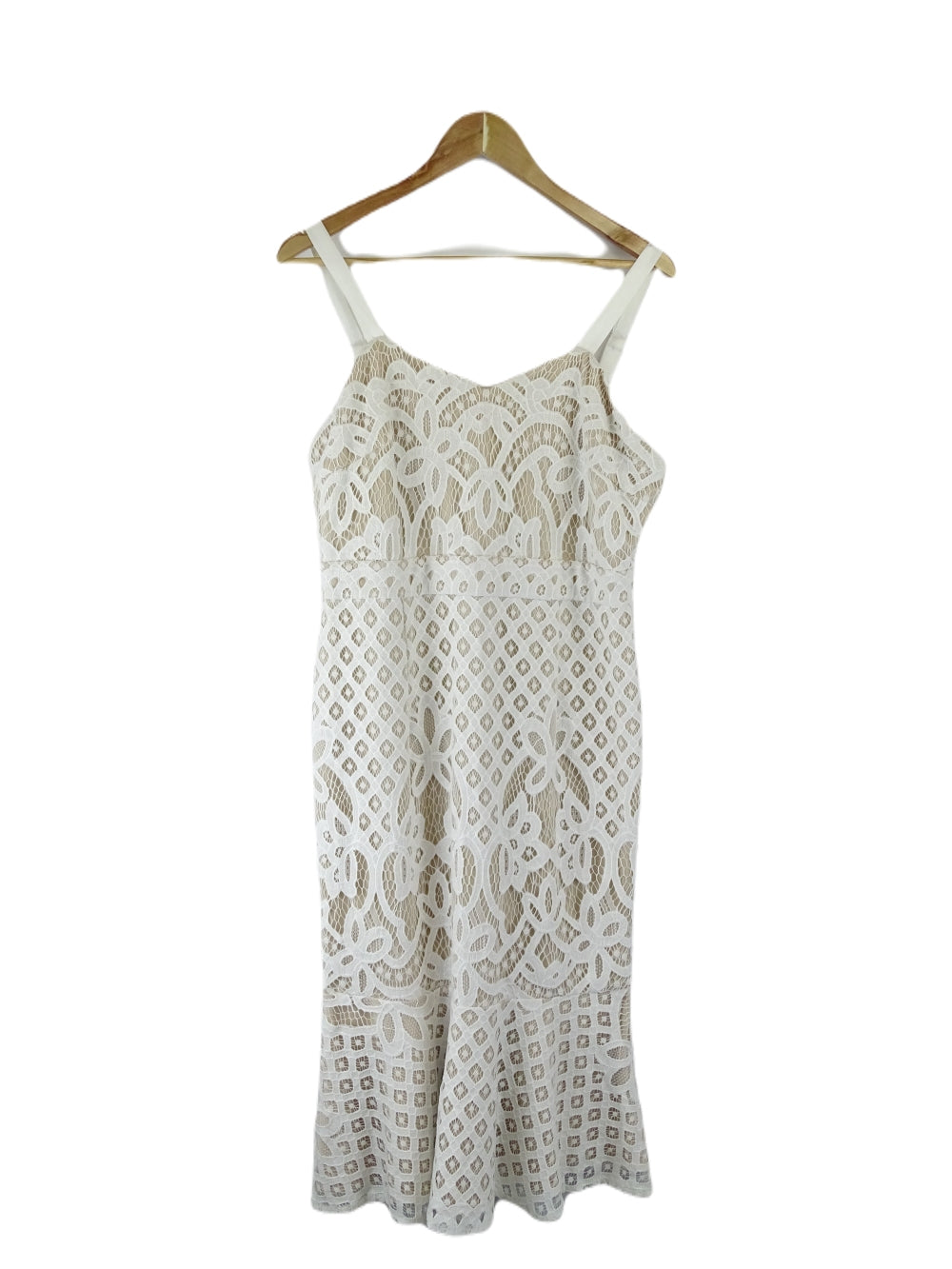 Two Sisters White Lace Dress 14