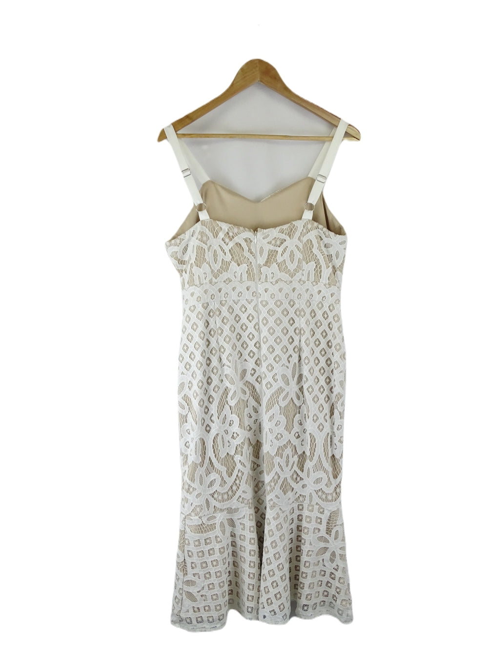 Two Sisters White Lace Dress 14