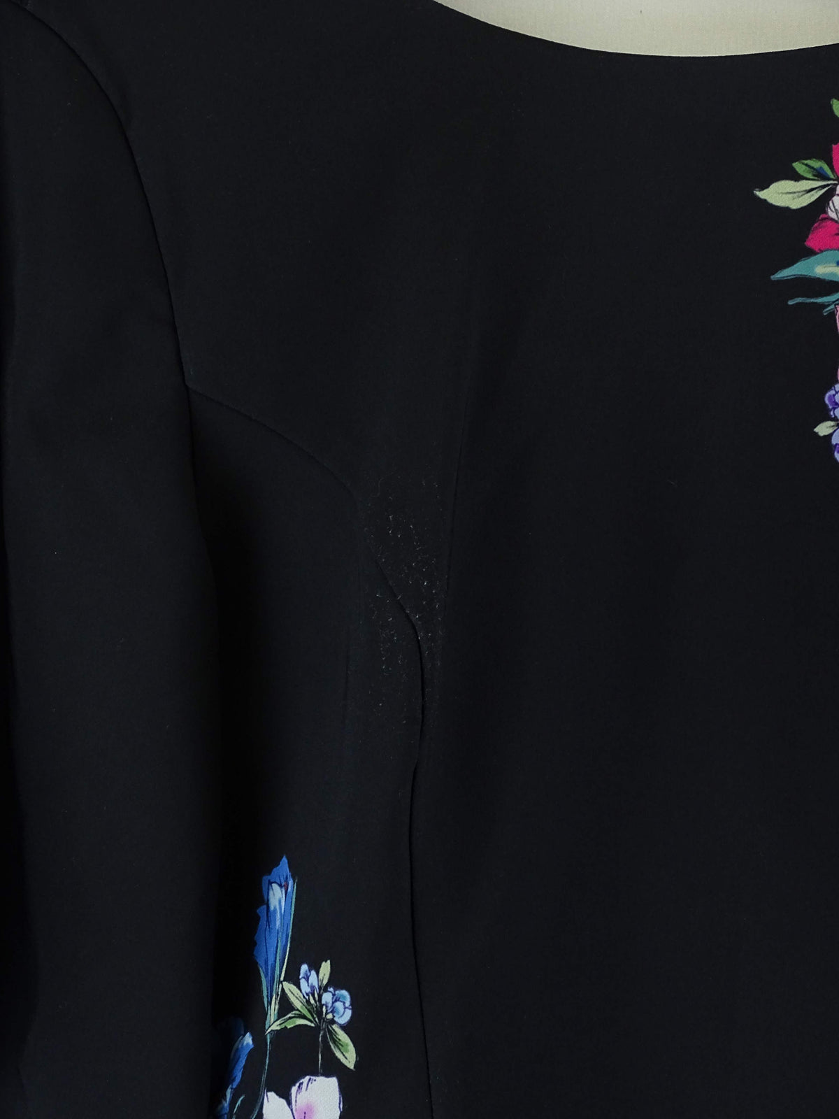 Review Black Floral Dress 16