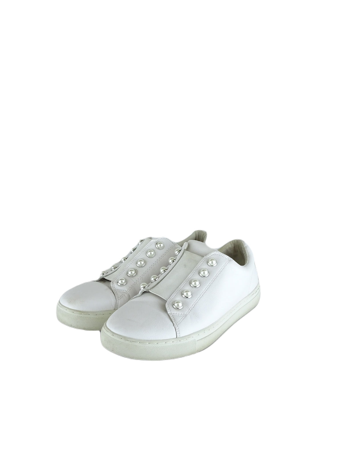 Blue Illusion White Leather Sneakers 40